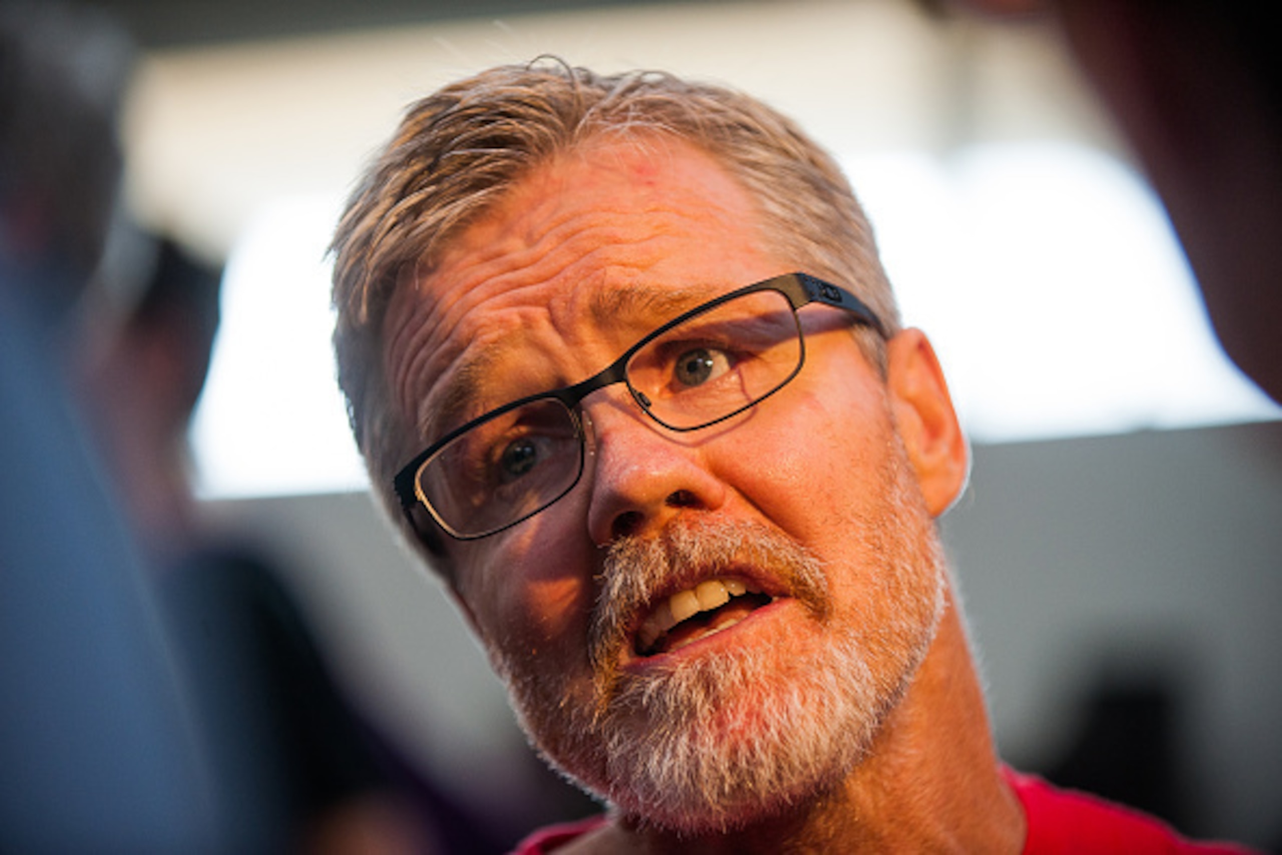 HOLLYWOOD, CA - FEBRUARY 17:  Boxing trainer Freddie Roach talks with the media before a work out session at Wild Card Boxing Club on February 17, 2015 in Hollywood, California.  (Photo by Jonathan Moore/Getty Images)