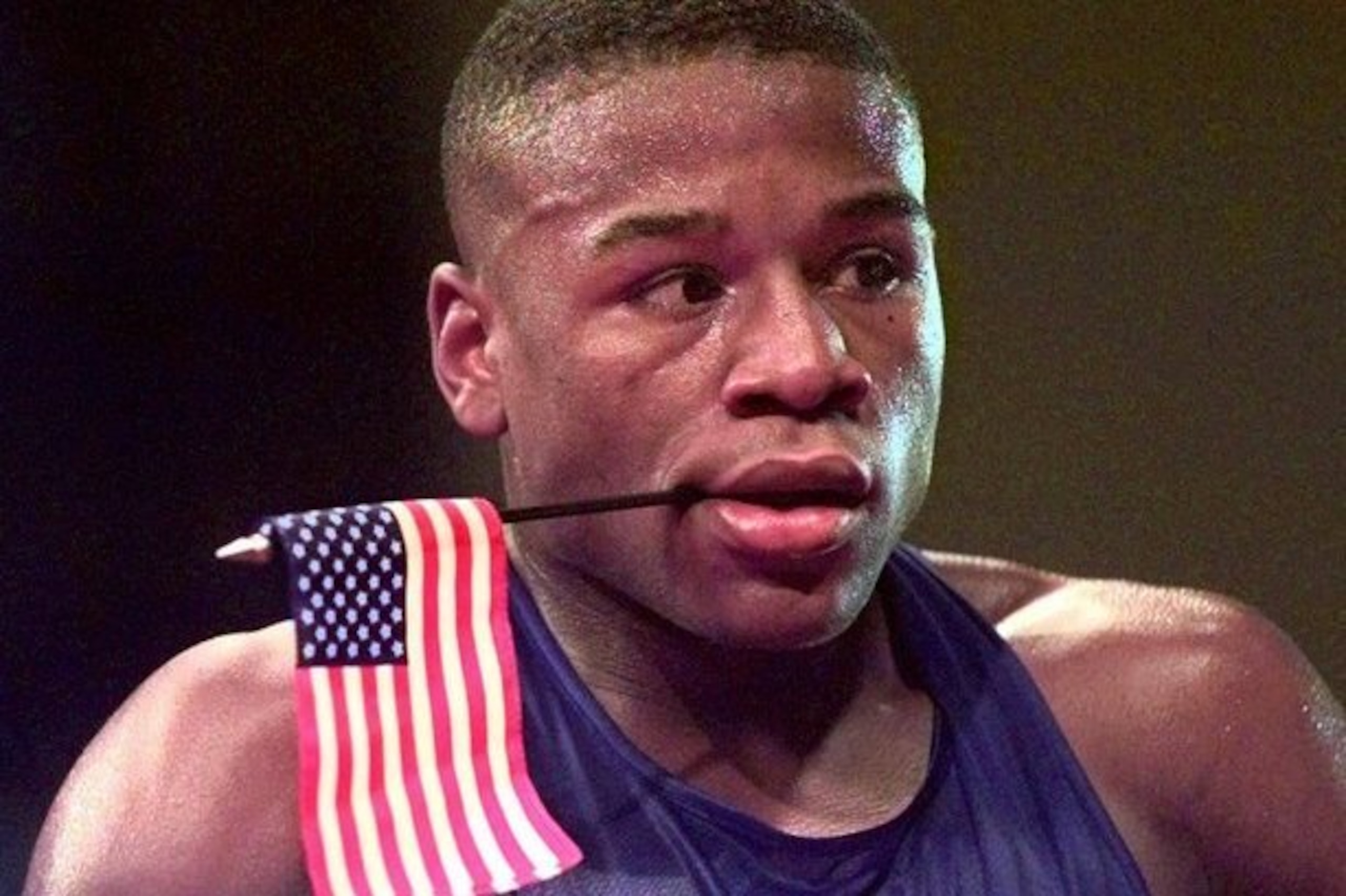 Young Floyd at the 1996 Olympics in Atlanta.