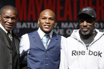 Floyd with his father and Uncle Roger.