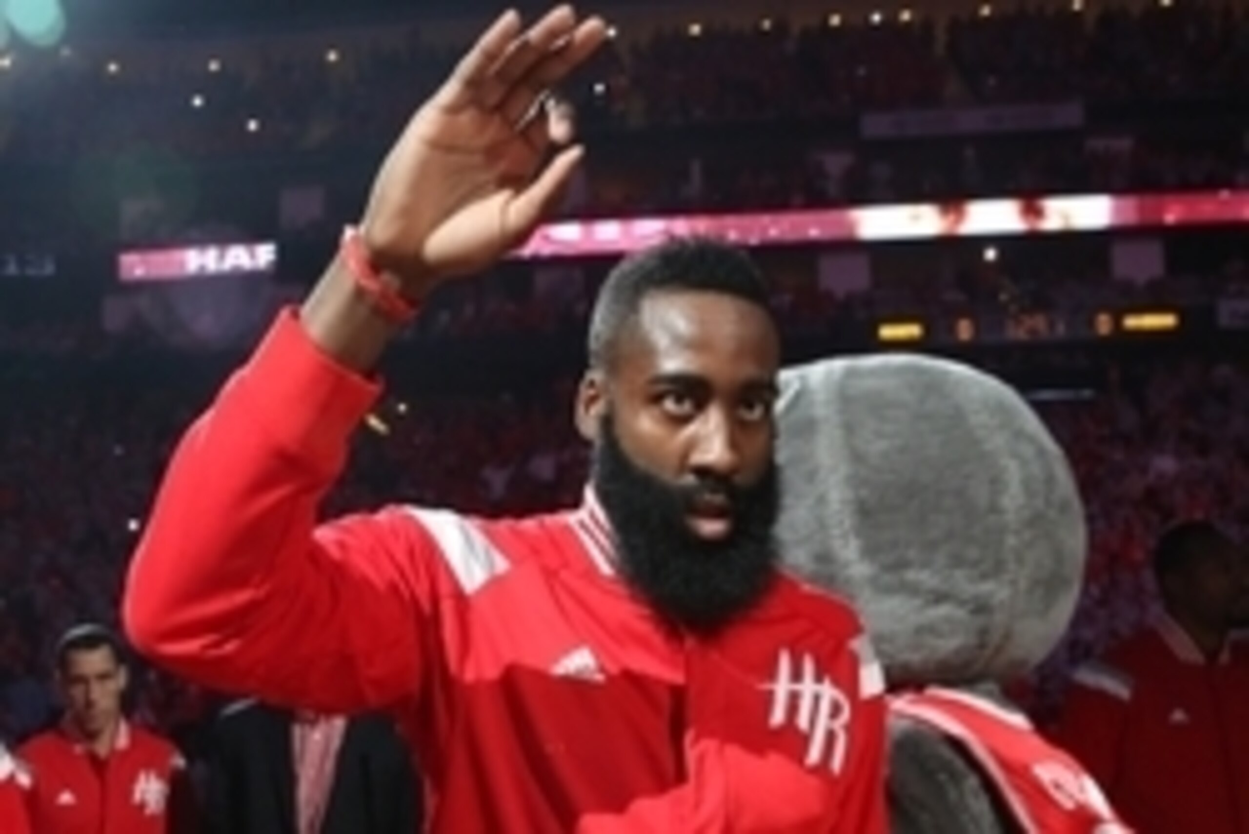 Apr 21, 2015; Houston, TX, USA; Houston Rockets guard James Harden (13) is introduced before playing the Dallas Mavericks in game two of the first round of the NBA Playoffs at Toyota Center. Rockets won 111 to 99. Mandatory Credit: Thomas B. Shea-USA TODA Apr 21, 2015; Houston, TX, USA; Houston Rockets guard James Harden (13) is introduced before playing the Dallas Mavericks in game two of the first round of the NBA Playoffs at Toyota Center. Rockets won 111 to 99. Mandatory Credit: Thomas B. Shea-USA TODA