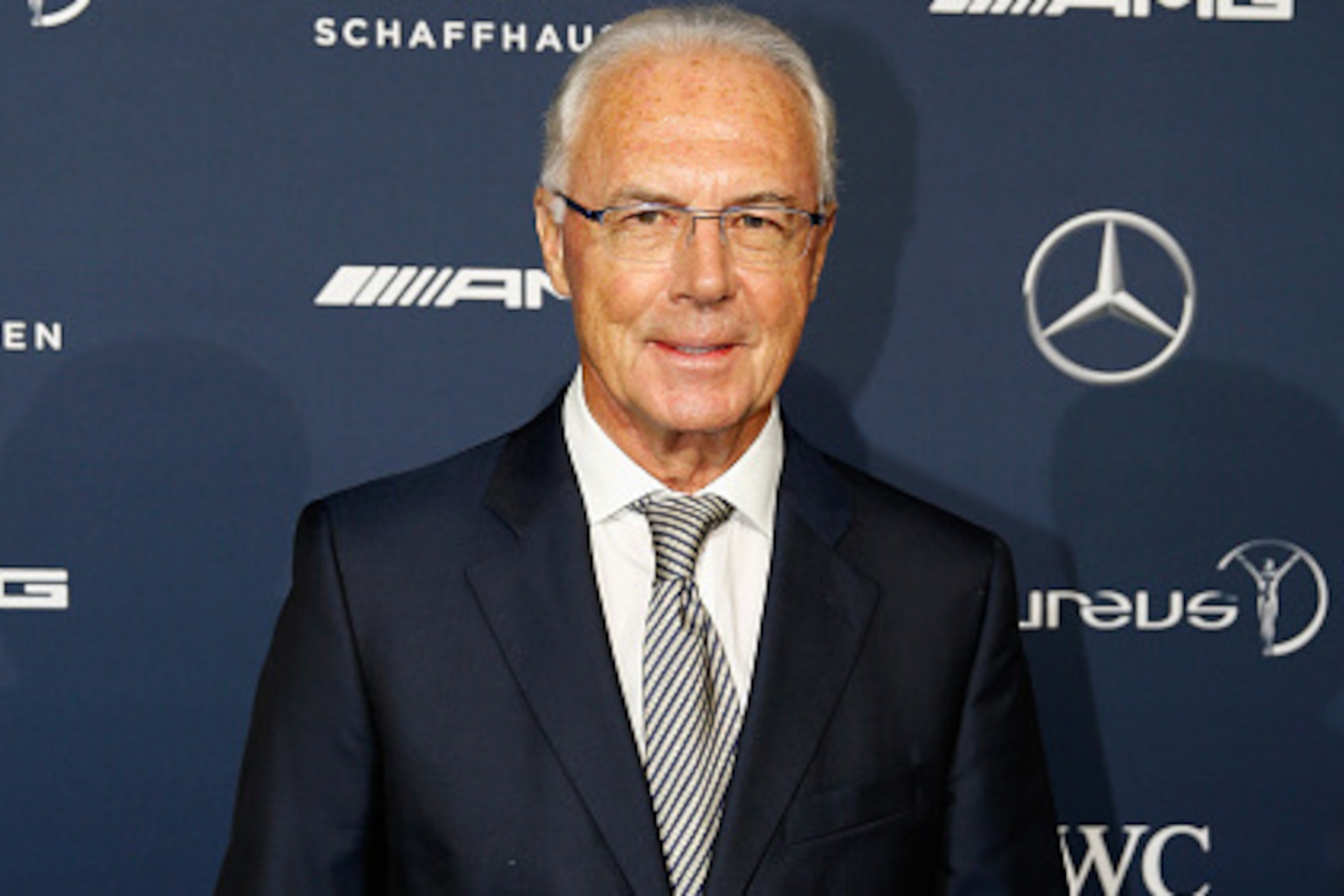 BERLIN, GERMANY - NOVEMBER 12: Franz Beckenbauer poses prior to the Laureus Media Award 2014 at Grand Hyatt Hotel on November 12, 2014 in Berlin, Germany. (Photo by Boris Streubel/Getty Images) BERLIN, GERMANY - NOVEMBER 12: Franz Beckenbauer poses prior to the Laureus Media Award 2014 at Grand Hyatt Hotel on November 12, 2014 in Berlin, Germany. (Photo by Boris Streubel/Getty Images)