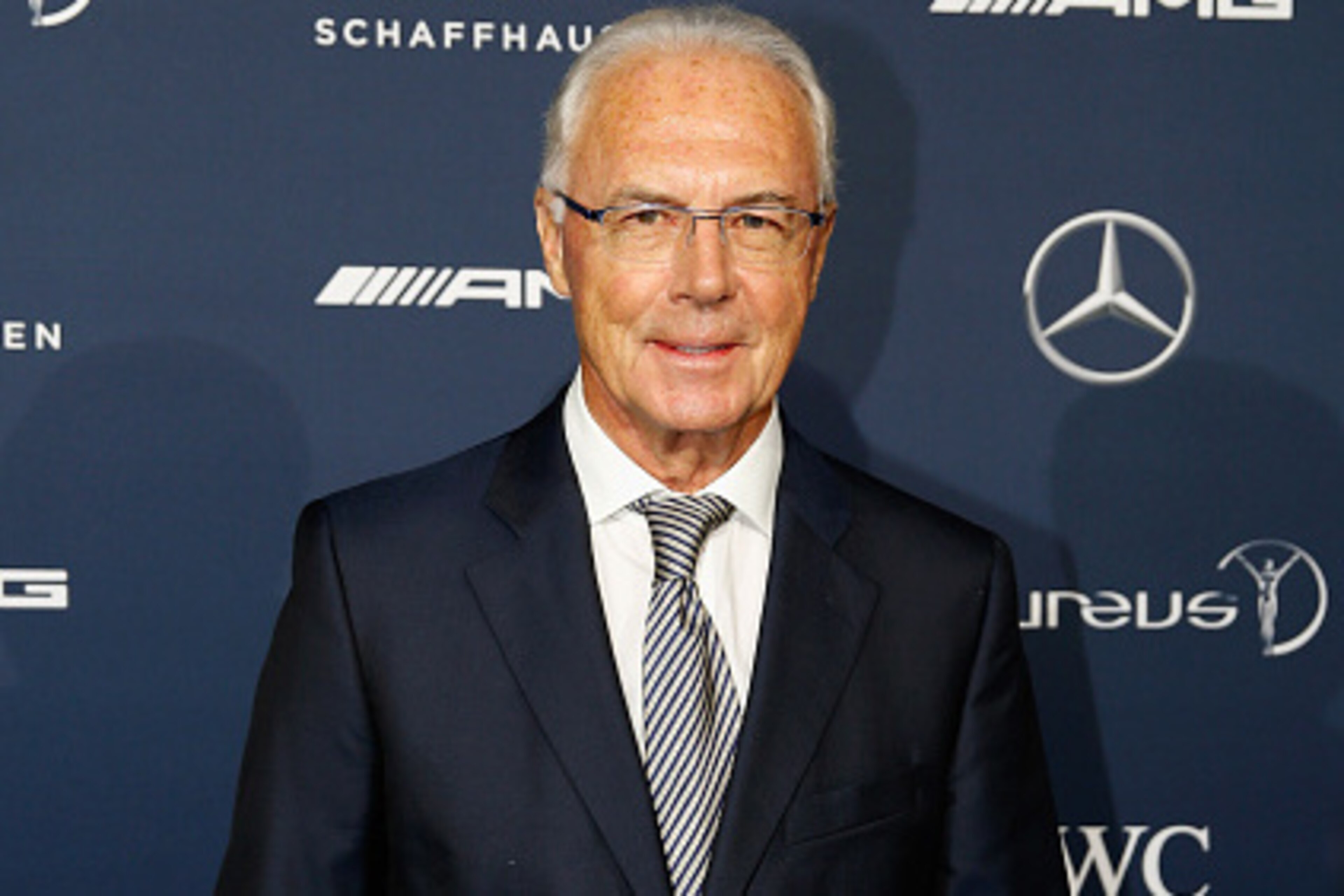 BERLIN, GERMANY - NOVEMBER 12: Franz Beckenbauer poses prior to the Laureus Media Award 2014 at Grand Hyatt Hotel on November 12, 2014 in Berlin, Germany. (Photo by Boris Streubel/Getty Images) BERLIN, GERMANY - NOVEMBER 12: Franz Beckenbauer poses prior to the Laureus Media Award 2014 at Grand Hyatt Hotel on November 12, 2014 in Berlin, Germany. (Photo by Boris Streubel/Getty Images)
