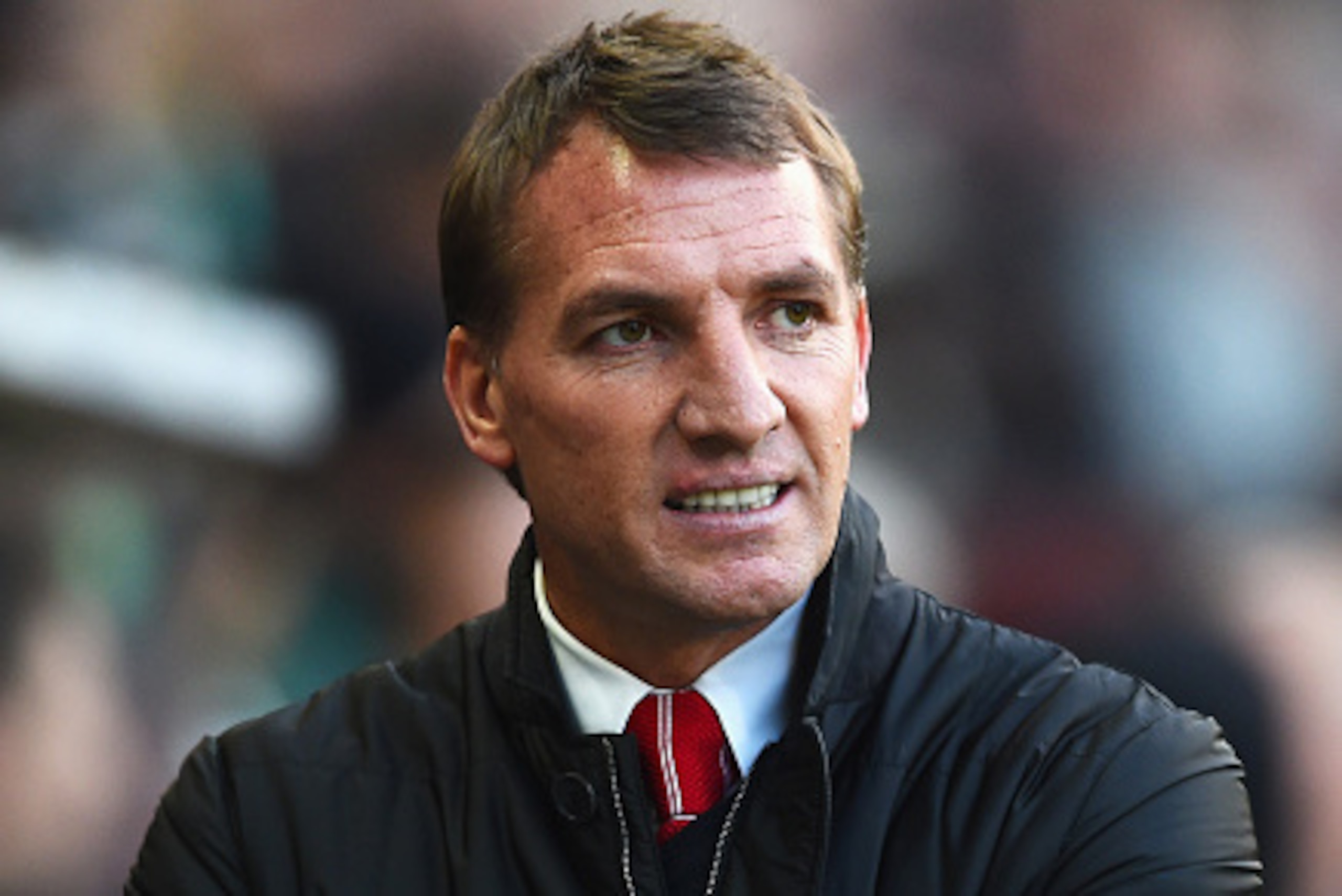 HULL, ENGLAND - APRIL 28:  Brendan Rodgers manager of Liverpool looks on prior to the Barclays Premier League match between Hull City and Liverpool at KC Stadium on April 28, 2015 in Hull, England.  (Photo by Laurence Griffiths/Getty Images)