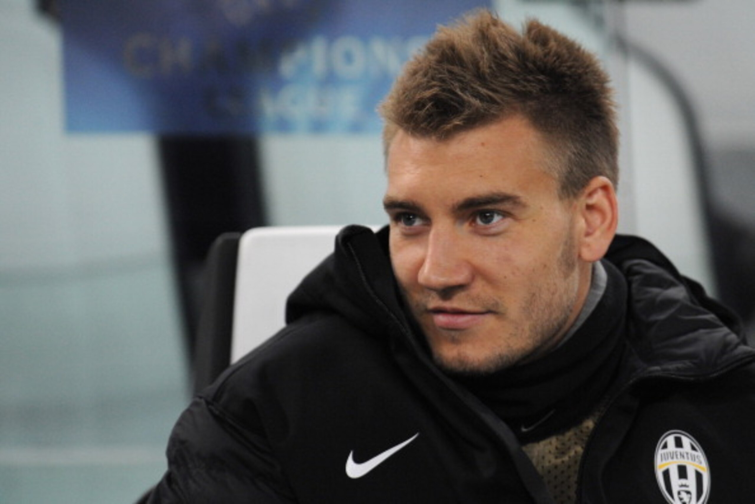 TURIN, ITALY - NOVEMBER 07:  Nicklas Bendtner of Juventus FC looks on prior to the UEFA Champions League Group E match between Juventus FC and FC Nordsjaelland at Juventus Arena on November 7, 2012 in Turin, Italy.  (Photo by Valerio Pennicino/Getty Image
