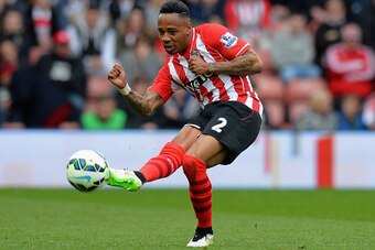 SOUTHAMPTON, ENGLAND - MARCH 21:  Nathaniel Clyne of Southampton during the Barclays Premier League match between Southampton and Burnley at St Mary's Stadium on March 21, 2015 in Southampton, England.  (Photo by Tony Marshall/Getty Images)