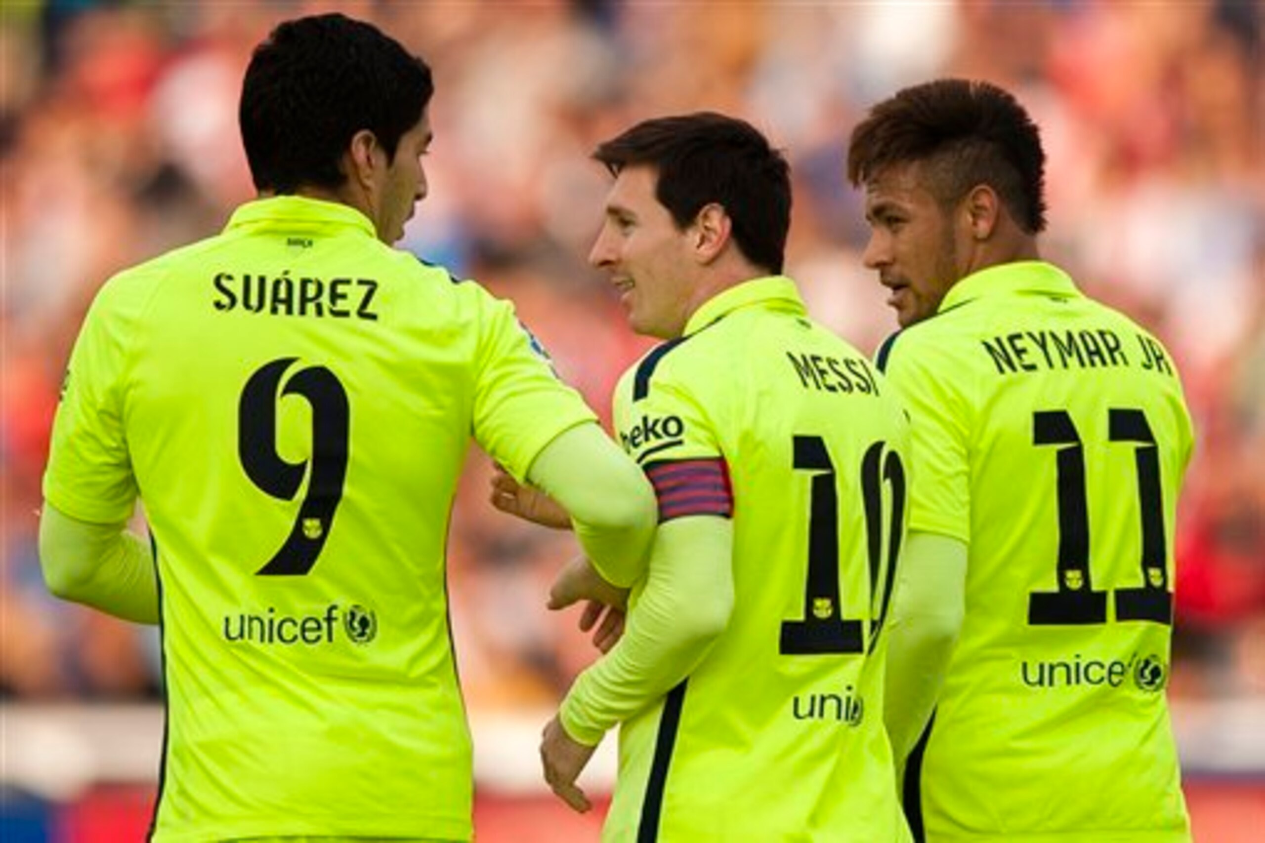 Barcelona's front three are in unbelievable form at present.