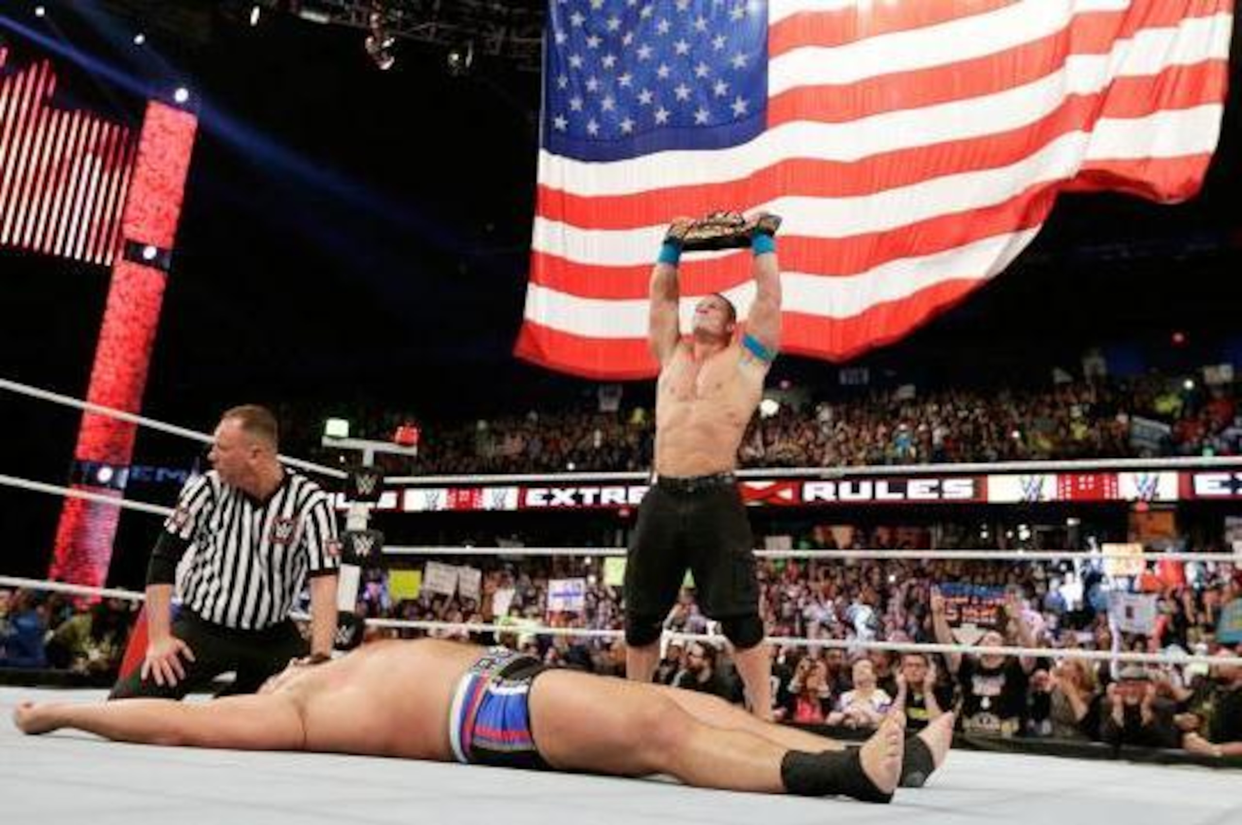 John Cena over Rusev at Extreme Rules