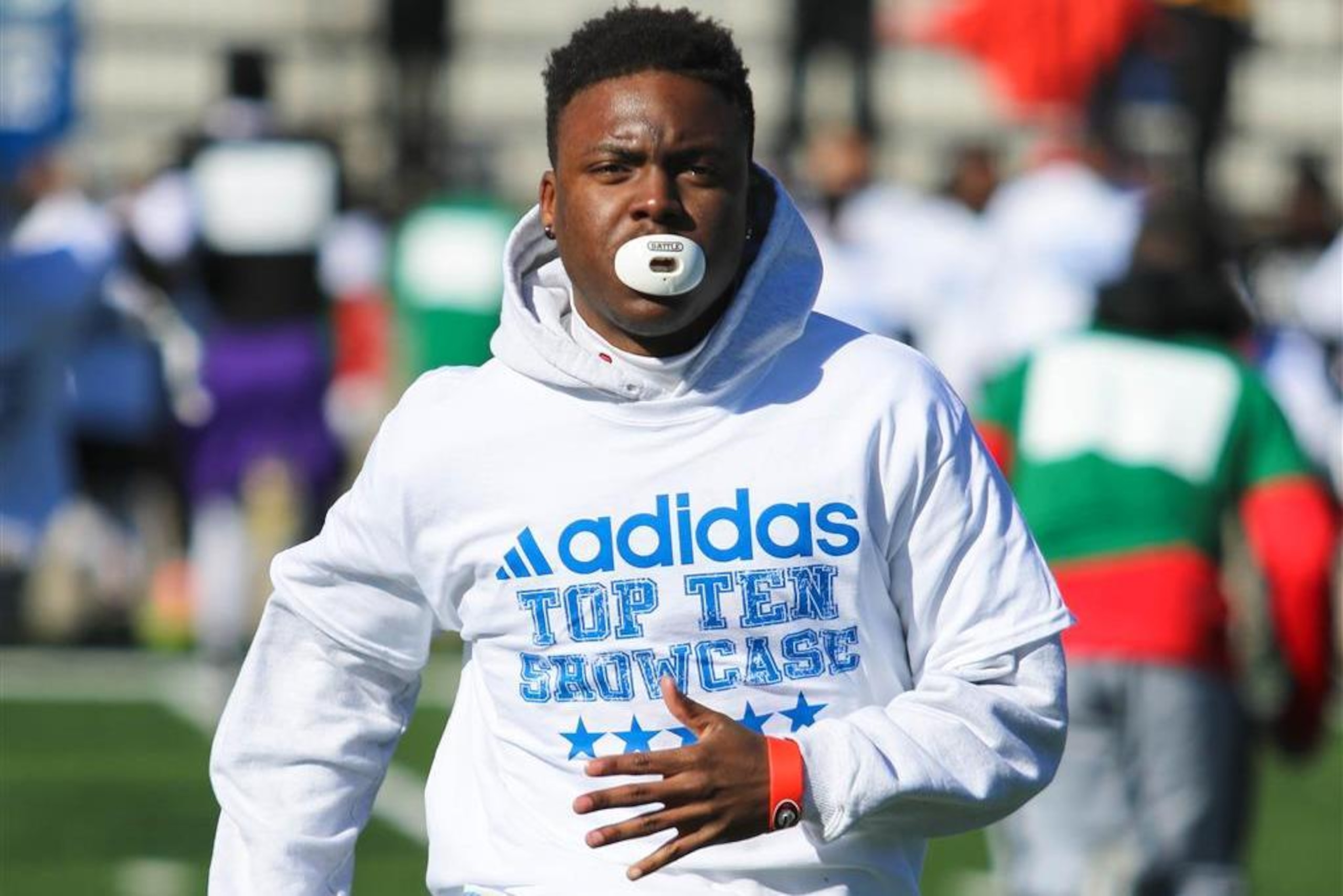 Korey Banks is one of several Georgians who have caught Harbaugh's attention. Korey Banks is one of several Georgians who have caught Harbaugh's attention.