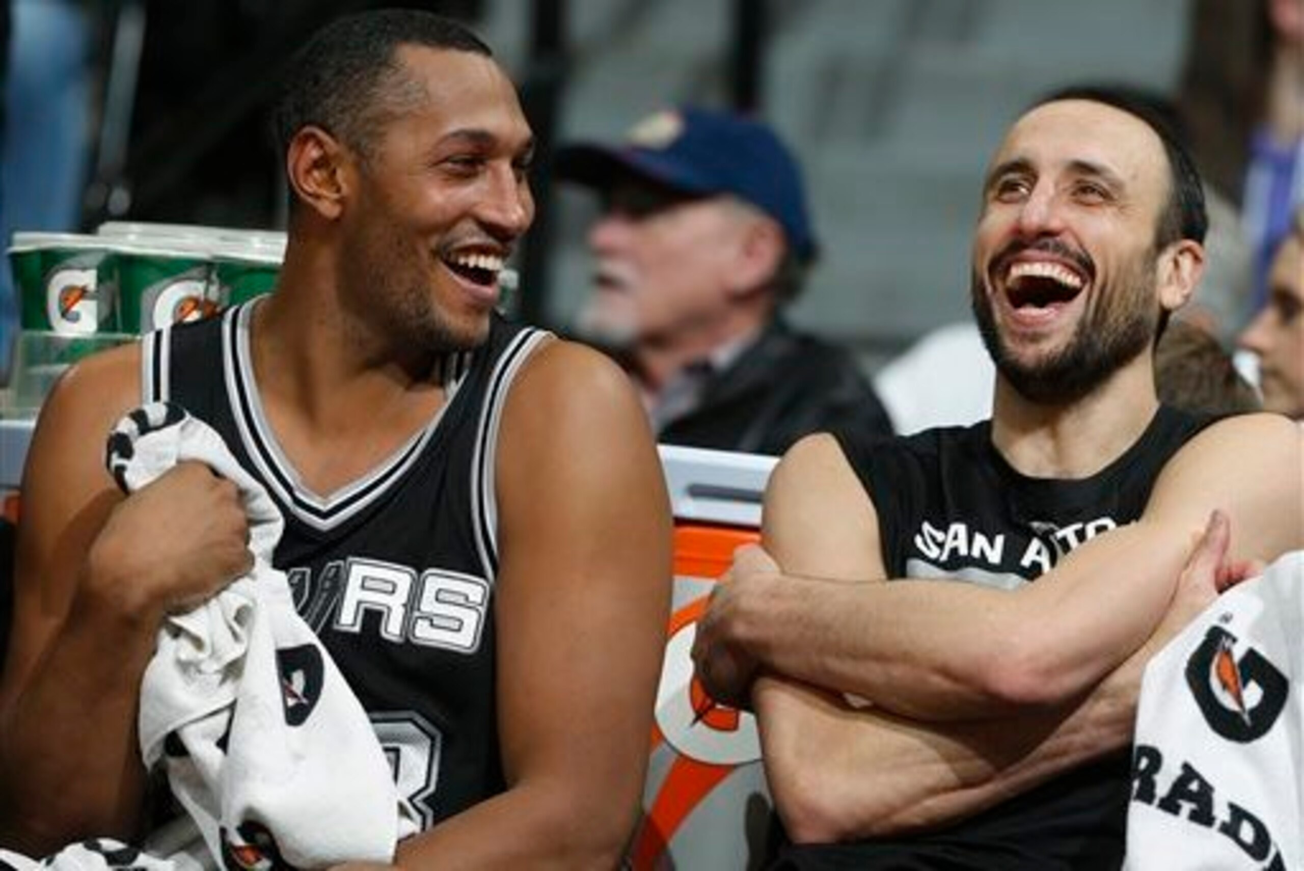 Boris Diaw and Manu Ginobili have played a big part in the Spurs success against the Clippers in the playoffs.