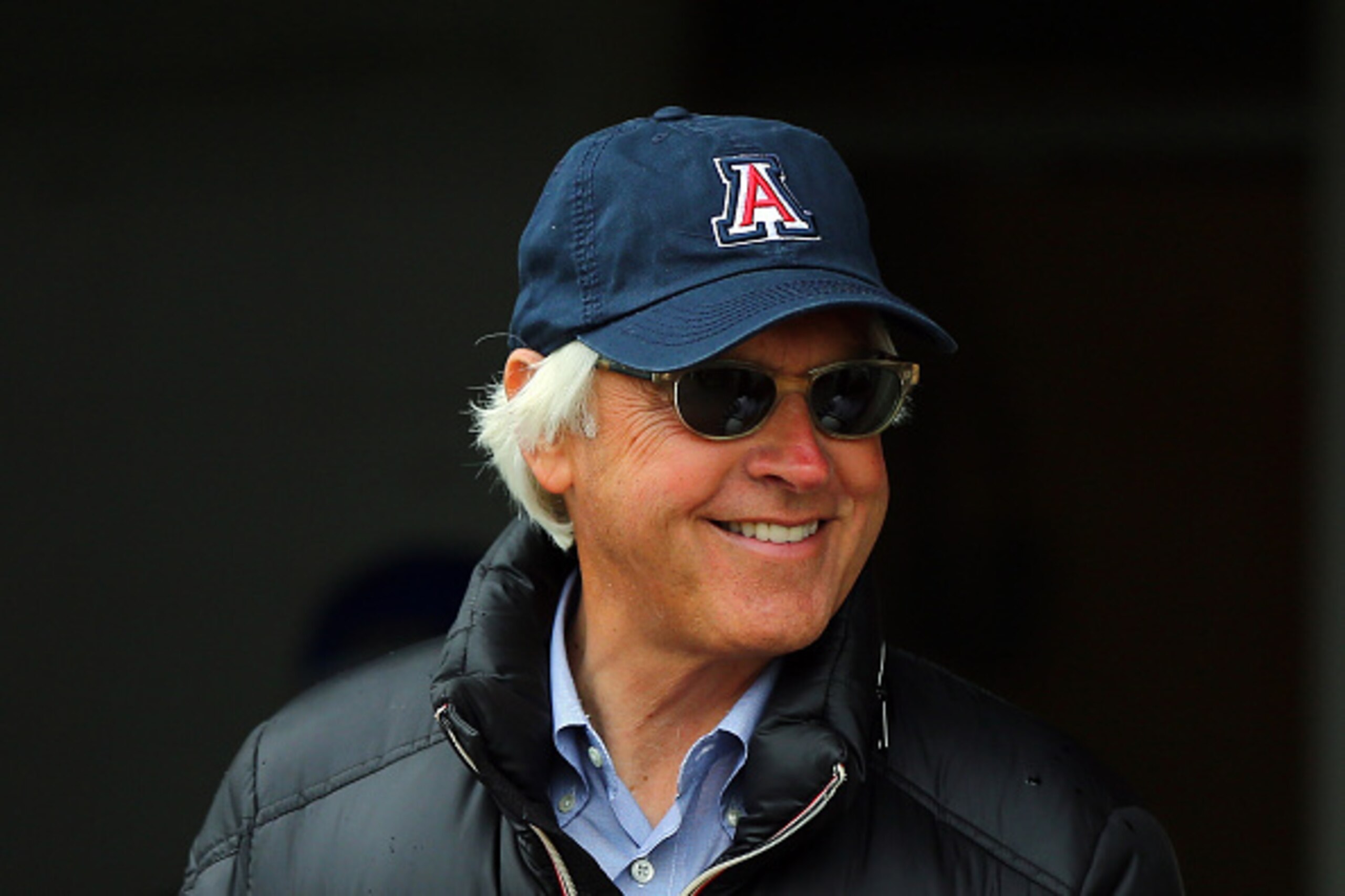 LOUISVILLE, KY - APRIL 30: Bob Baffert, trainer of Dortmund and American Pharoah, looks on from the stable after morning workouts for the Kentucky Derby at Churchill Downs on April 30, 2015 in Louisville, Kentucky. (Photo by Elsa/Getty Images) LOUISVILLE, KY - APRIL 30: Bob Baffert, trainer of Dortmund and American Pharoah, looks on from the stable after morning workouts for the Kentucky Derby at Churchill Downs on April 30, 2015 in Louisville, Kentucky. (Photo by Elsa/Getty Images)