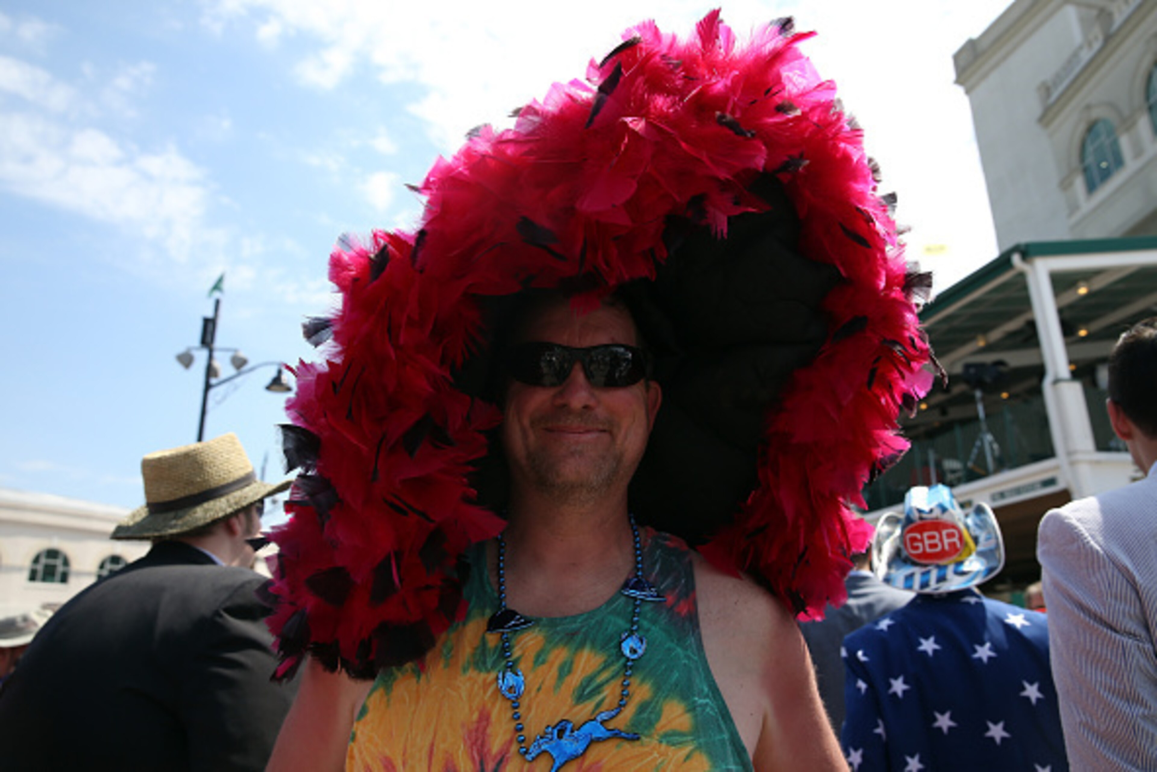 LOUISVILLE, KY - MAY 02: A man wearing a festive hat looks on prior to the 141st running of the Kentucky Derby at Churchill Downs on May 2, 2015 in Louisville, Kentucky. (Photo by Andy Lyons/Getty Images) LOUISVILLE, KY - MAY 02: A man wearing a festive hat looks on prior to the 141st running of the Kentucky Derby at Churchill Downs on May 2, 2015 in Louisville, Kentucky. (Photo by Andy Lyons/Getty Images)