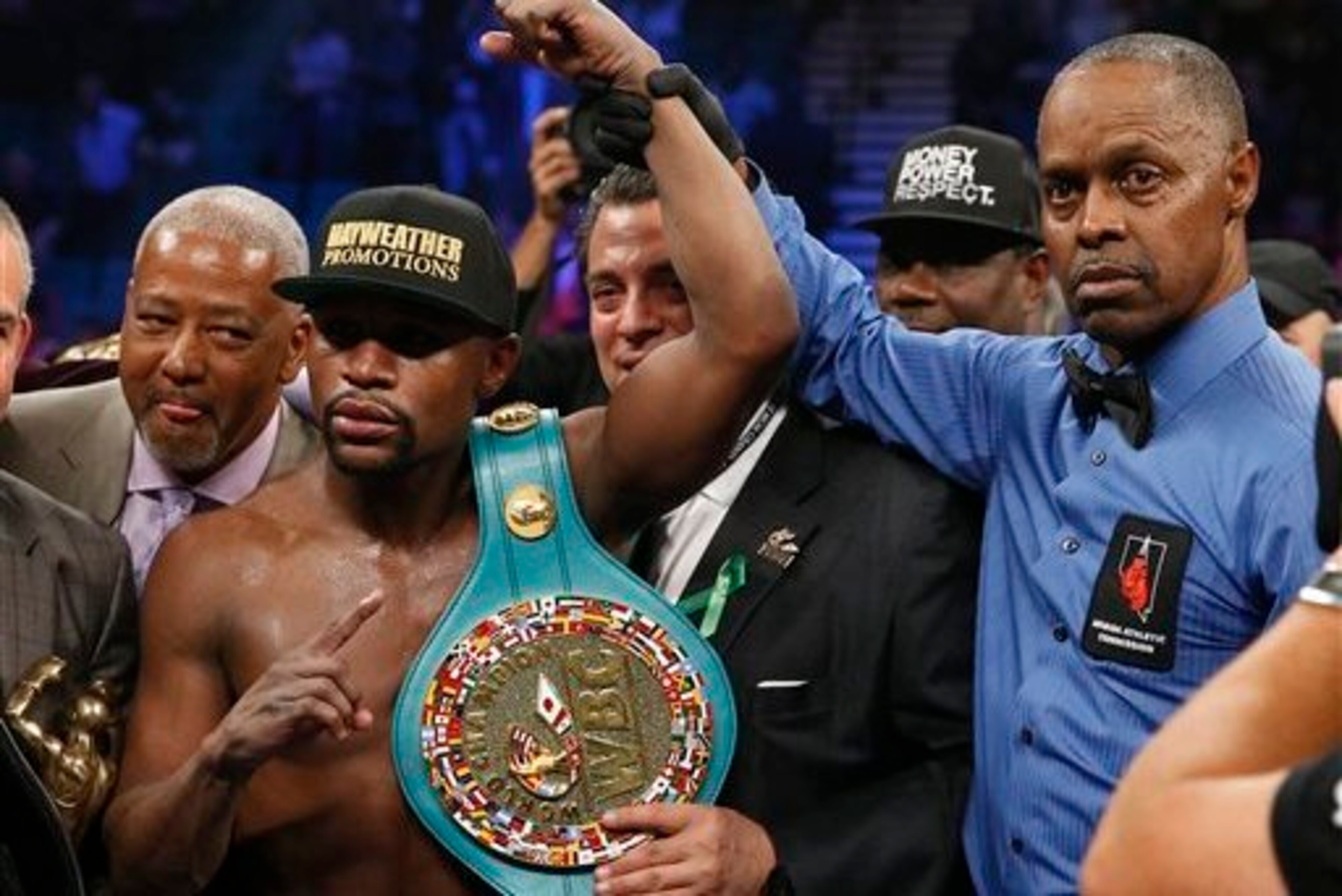Money proved his class over the 12 rounds. Money proved his class over the 12 rounds.