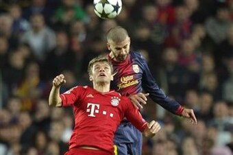 Gerard Pique needs to up his game against Thomas Muller this time.