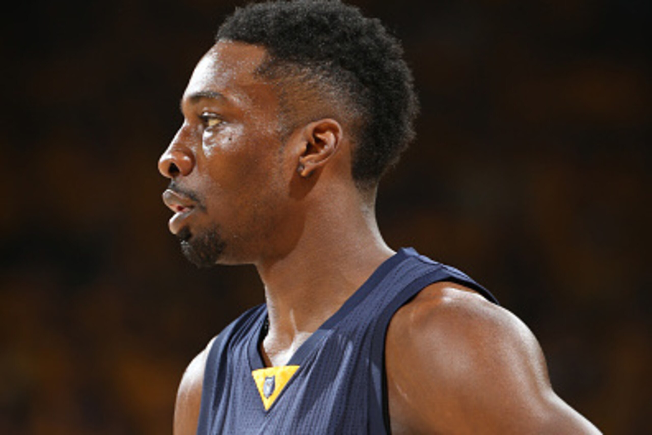 OAKLAND, CA - MAY 3: Jeff Green #32 of the Memphis Grizzlies during Game One of the Western Conference Semifinals against the Golden State Warriors during the NBA Playoffs on May 3, 2015 at Oracle Arena in Oakland, California. NOTE TO USER: User expressly