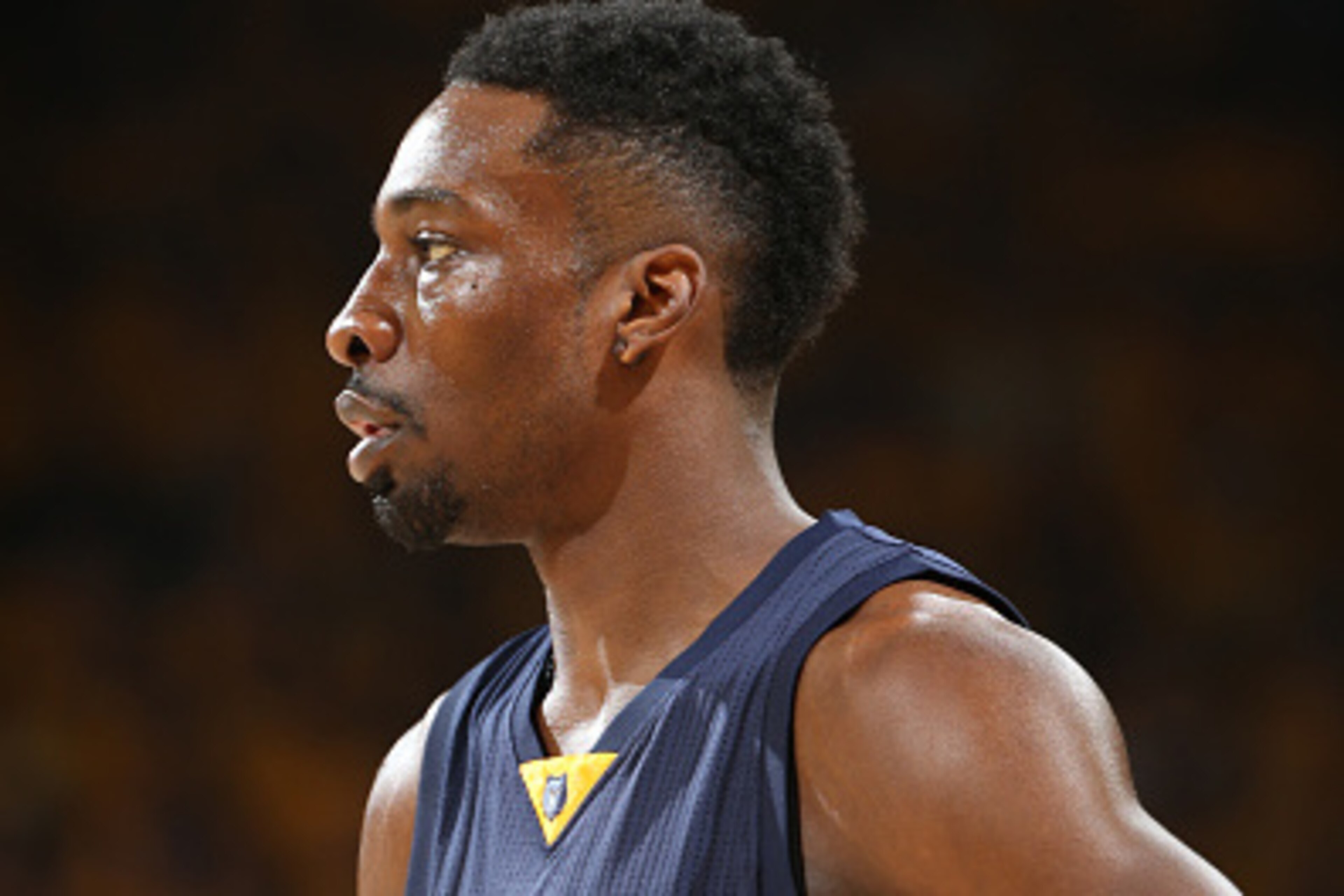 OAKLAND, CA - MAY 3: Jeff Green #32 of the Memphis Grizzlies during Game One of the Western Conference Semifinals against the Golden State Warriors during the NBA Playoffs on May 3, 2015 at Oracle Arena in Oakland, California. NOTE TO USER: User expressly