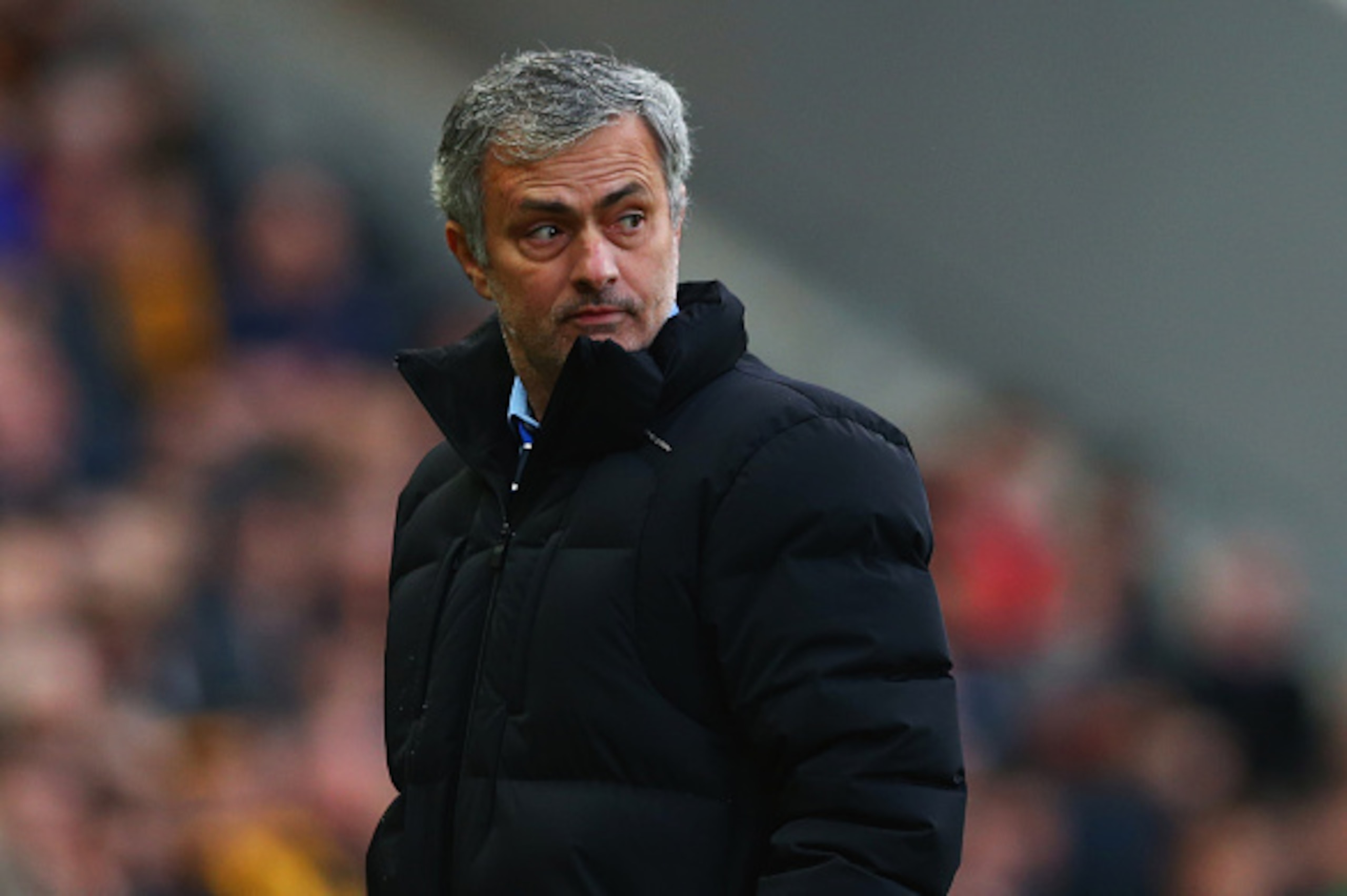 HULL, ENGLAND - MARCH 22: Jose Mourinho manager of Chelsea looks thoughtful during the Barclays Premier League match between Hull City and Chelsea at KC Stadium on March 22, 2015 in Hull, England. (Photo by Matthew Lewis/Getty Images) HULL, ENGLAND - MARCH 22: Jose Mourinho manager of Chelsea looks thoughtful during the Barclays Premier League match between Hull City and Chelsea at KC Stadium on March 22, 2015 in Hull, England. (Photo by Matthew Lewis/Getty Images)