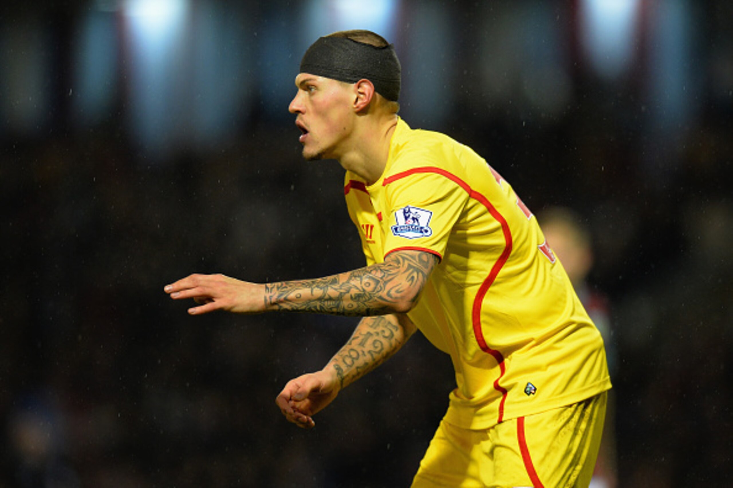 BURNLEY, ENGLAND - DECEMBER 26:  Martin Skrtel of Liverpool during the Barclays Premier League match between Burnley and Liverpool at Turf Moor on December 26, 2014 in Burnley, England.  (Photo by Tony Marshall/Getty Images)