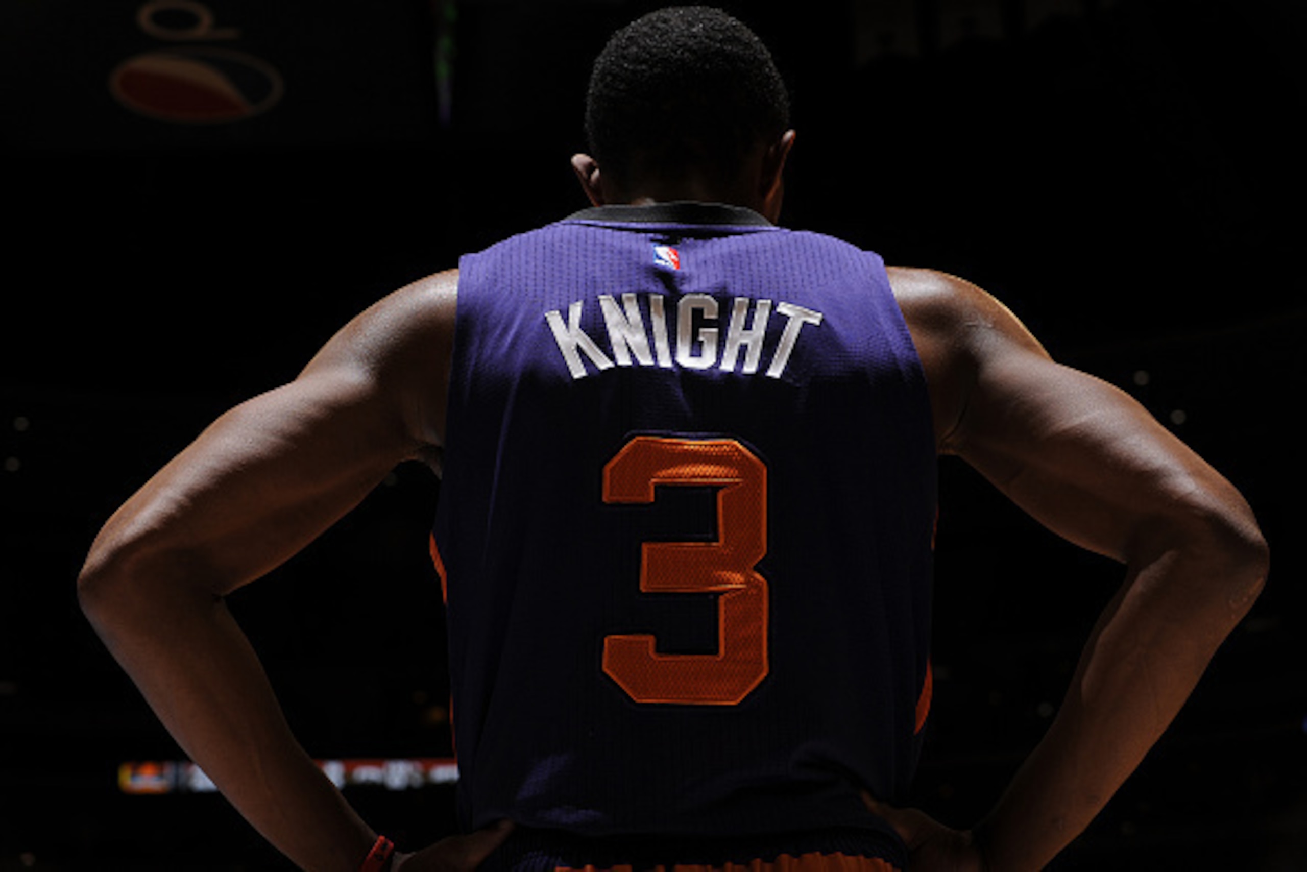 DENVER, CO - FEBRUARY 25:  Brandon Knight #3 of the Phoenix Suns during the game against the Denver Nuggets on February 25, 2015 at the Pepsi Center in Denver, Colorado. NOTE TO USER: User expressly acknowledges and agrees that, by downloading and or usin