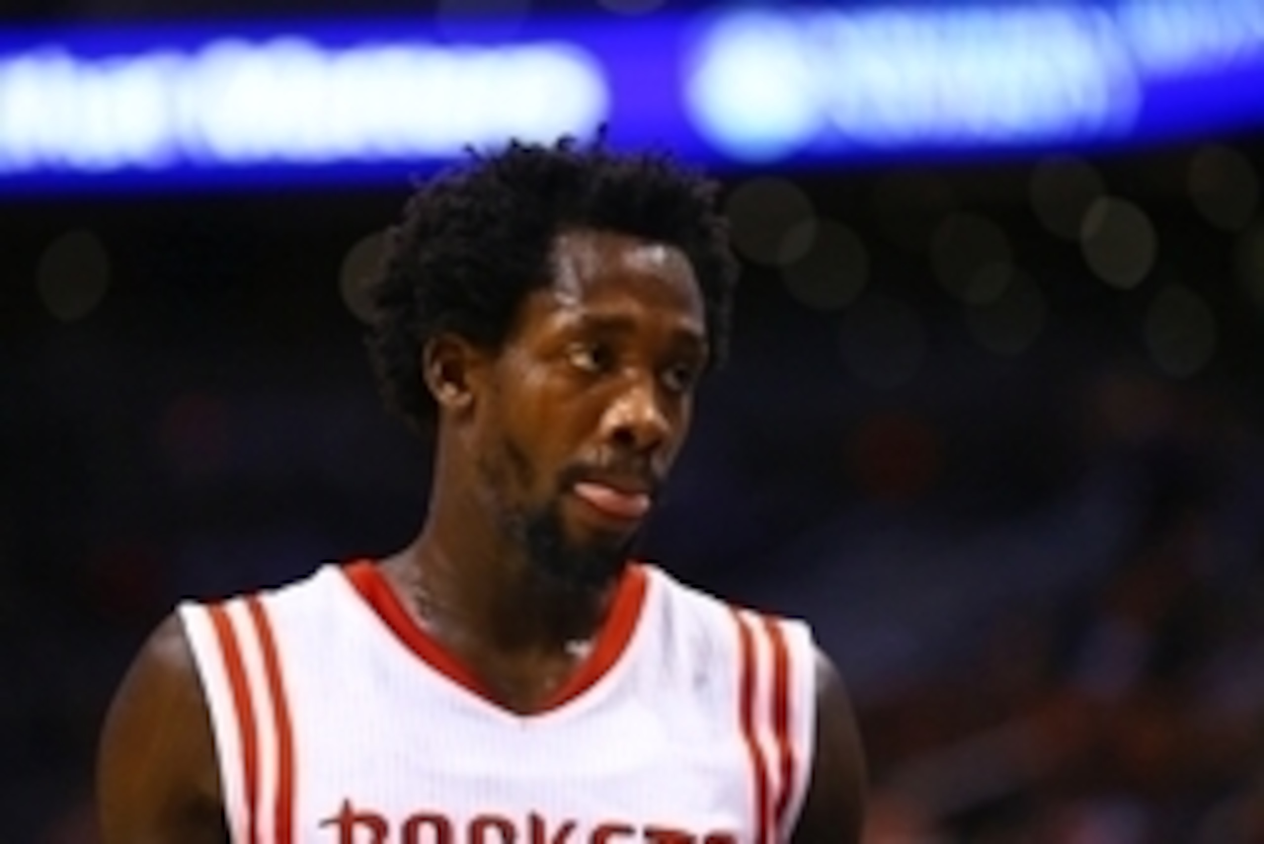 Jan 23, 2015; Phoenix, AZ, USA; Houston Rockets guard Patrick Beverley (2) against the Phoenix Suns at US Airways Center. Mandatory Credit: Mark J. Rebilas-USA TODAY Sports