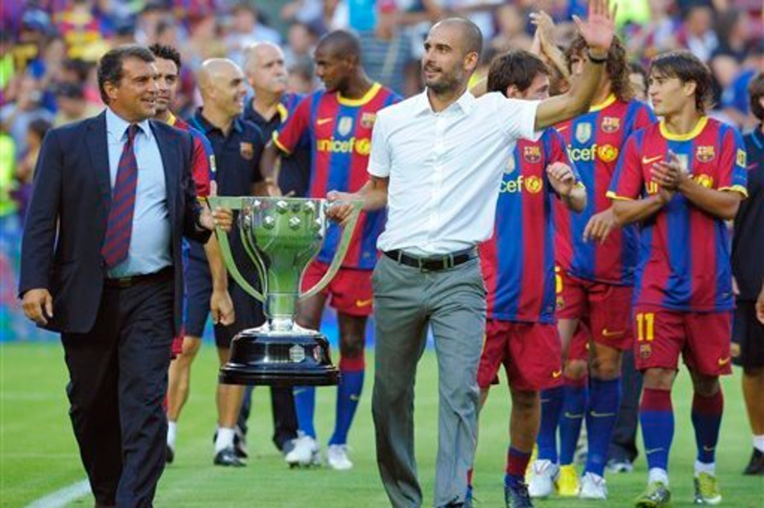 Pep sampled myriad successes during his managerial stint with Barca.