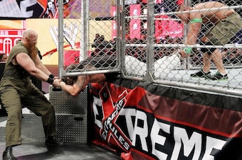 2014's Steel Cage match between John Cena and Bray Wyatt was cluttered with interference.