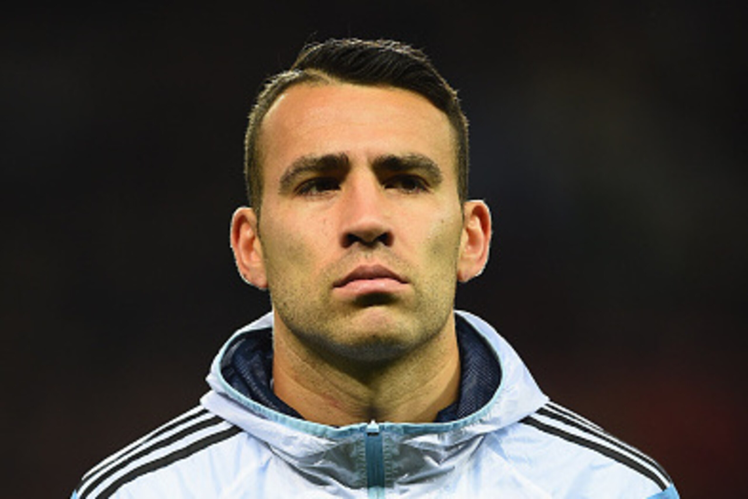 MANCHESTER, ENGLAND - NOVEMBER 18: Nicolas Otamendi of Argentina lines up for the International Friendly match between Argentina and Portugal at Old Trafford on November 18, 2014 in Manchester, England. (Photo by Laurence Griffiths/Getty Images) MANCHESTER, ENGLAND - NOVEMBER 18: Nicolas Otamendi of Argentina lines up for the International Friendly match between Argentina and Portugal at Old Trafford on November 18, 2014 in Manchester, England. (Photo by Laurence Griffiths/Getty Images)