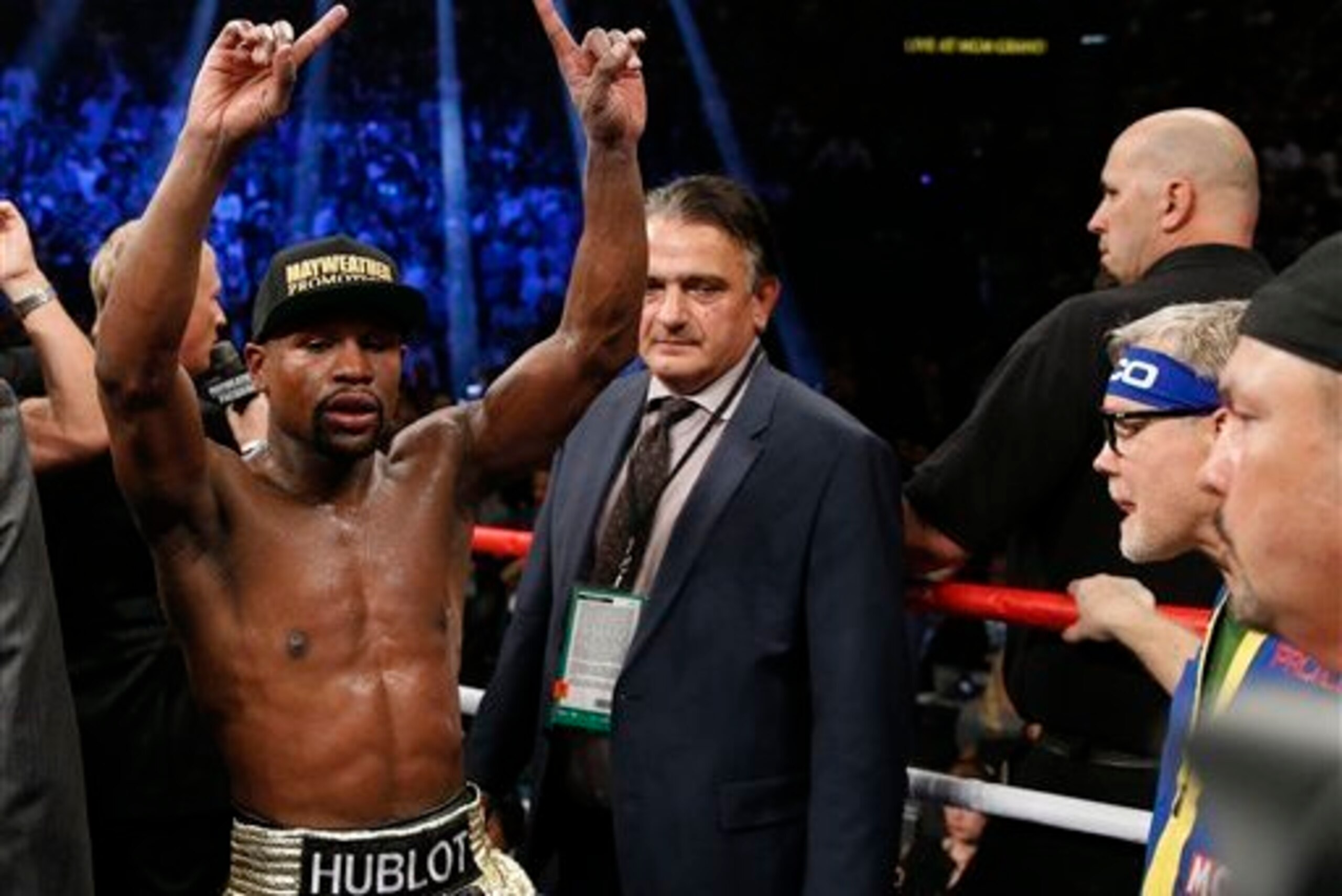 Hearn says Mayweather deserves respect. Hearn says Mayweather deserves respect.