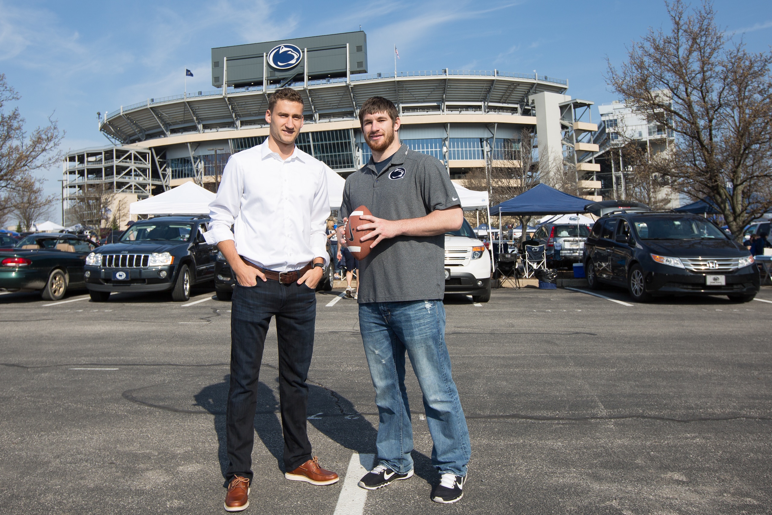 Sam Ficken, left, and Mike Hull, right.