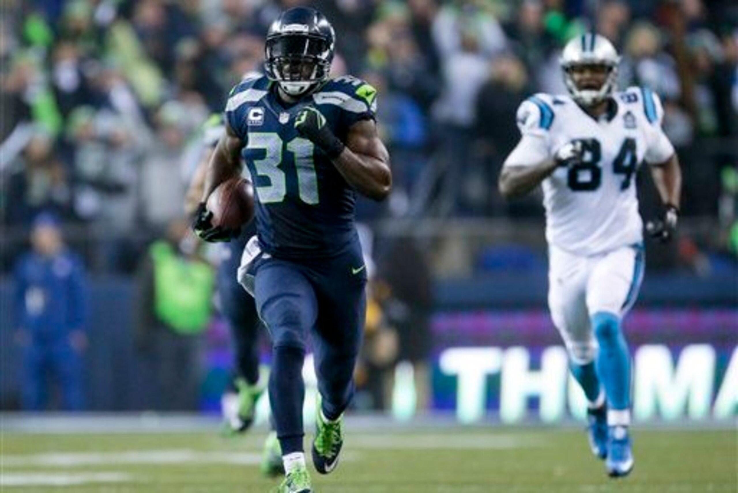 Kam Chancellor of the Seahawks compares well to Jaquiski Tartt