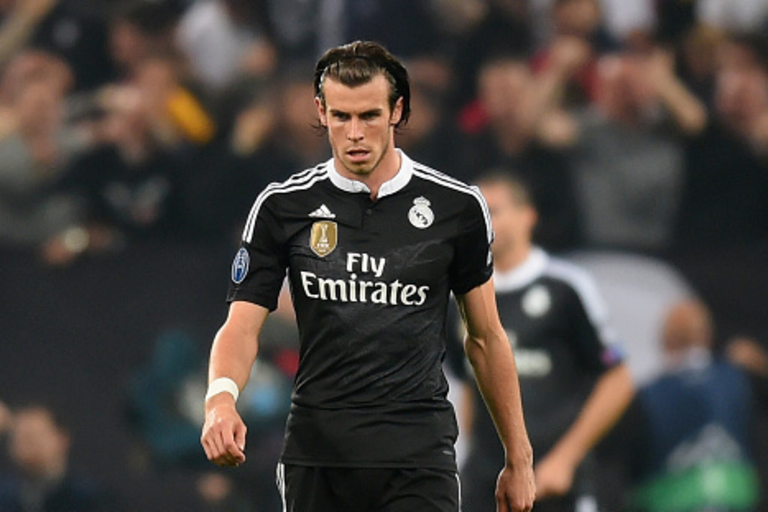 TURIN, ENGLAND - MAY 05:  Gareth Bale of Real Madrid CF looks dejected as Alvaro Morata of Juventus scores their first goal during the UEFA Champions League semi final first leg match between Juventus and Real Madrid CF at Juventus Arena on May 5, 2015 in