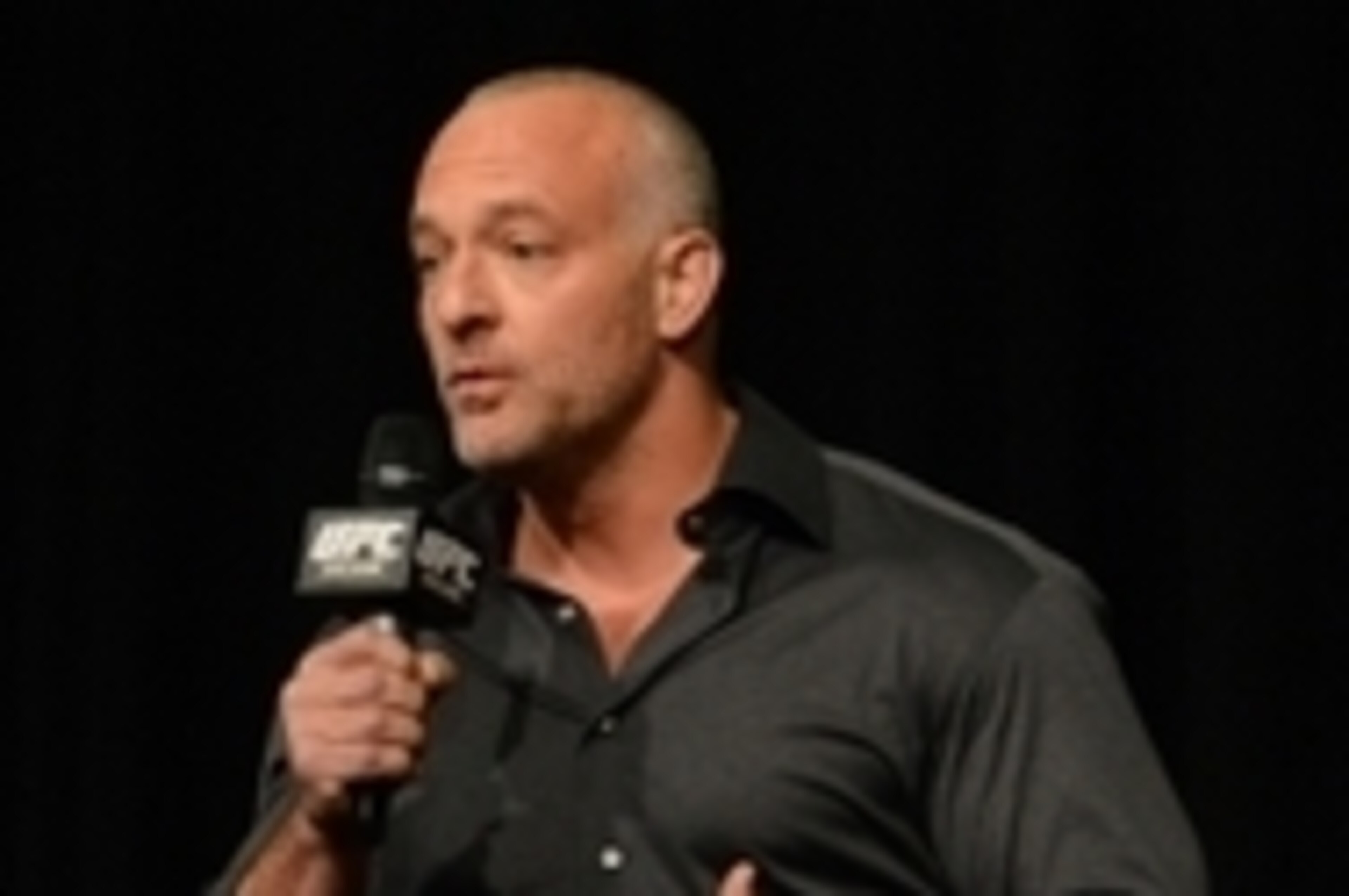 Dec 28, 2013; Las Vegas, NV, USA;   UFC chairman Lorenzo Fertitta speaks at a press conference to introduce the new digital platform UFC Fight Pass at the MGM Grand Garden Arena. Mandatory Credit: Jayne Kamin-Oncea-USA TODAY Sports