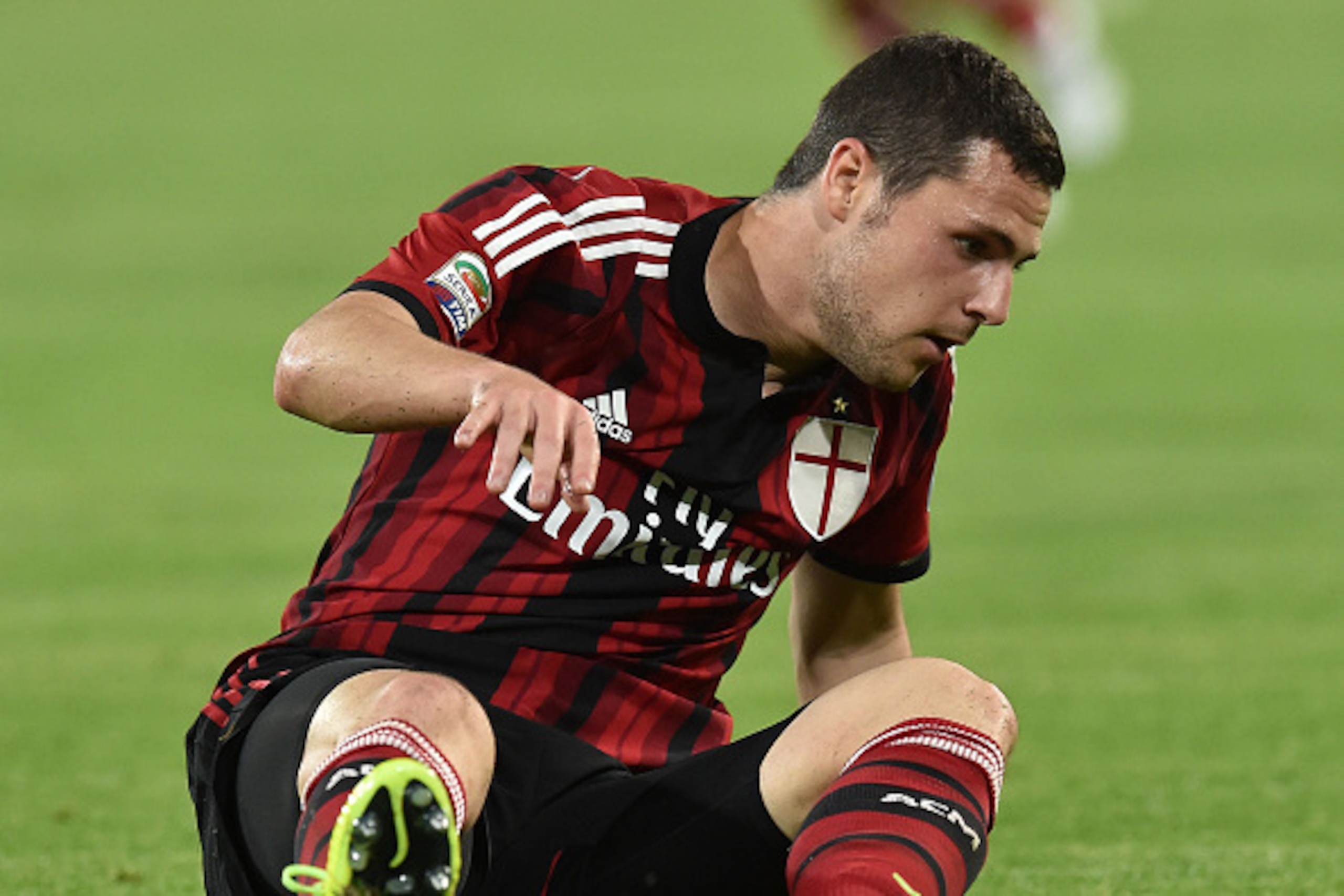 NAPLES, ITALY - MAY 03: Mattia Destro of Milan in action during the Serie A match between SSC Napoli and AC Milan at Stadio San Paolo on May 3, 2015 in Naples, Italy. (Photo by Giuseppe Bellini/Getty Images) NAPLES, ITALY - MAY 03: Mattia Destro of Milan in action during the Serie A match between SSC Napoli and AC Milan at Stadio San Paolo on May 3, 2015 in Naples, Italy. (Photo by Giuseppe Bellini/Getty Images)