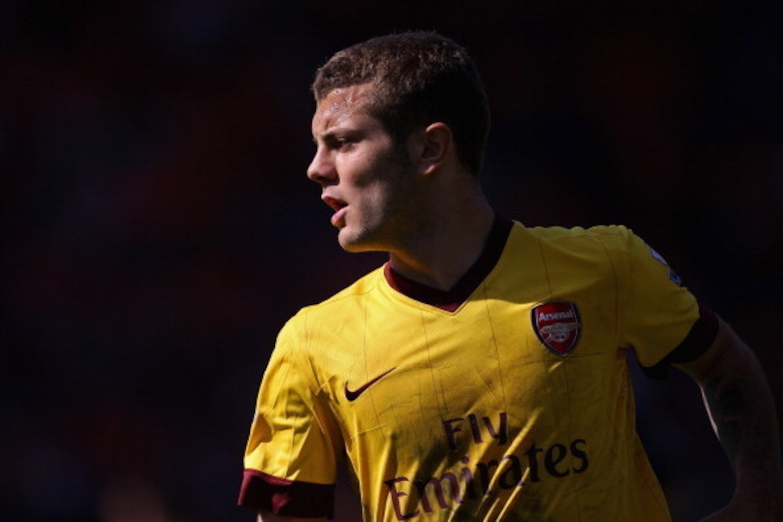 BLACKPOOL, ENGLAND - APRIL 10: Jack Wilshere of Arsenal during the Barclays Premier League match between Blackpool and Arsenal at Bloomfield Road on April 10, 2011 in Blackpool, England. (Photo by Alex Livesey/Getty Images) BLACKPOOL, ENGLAND - APRIL 10: Jack Wilshere of Arsenal during the Barclays Premier League match between Blackpool and Arsenal at Bloomfield Road on April 10, 2011 in Blackpool, England. (Photo by Alex Livesey/Getty Images)