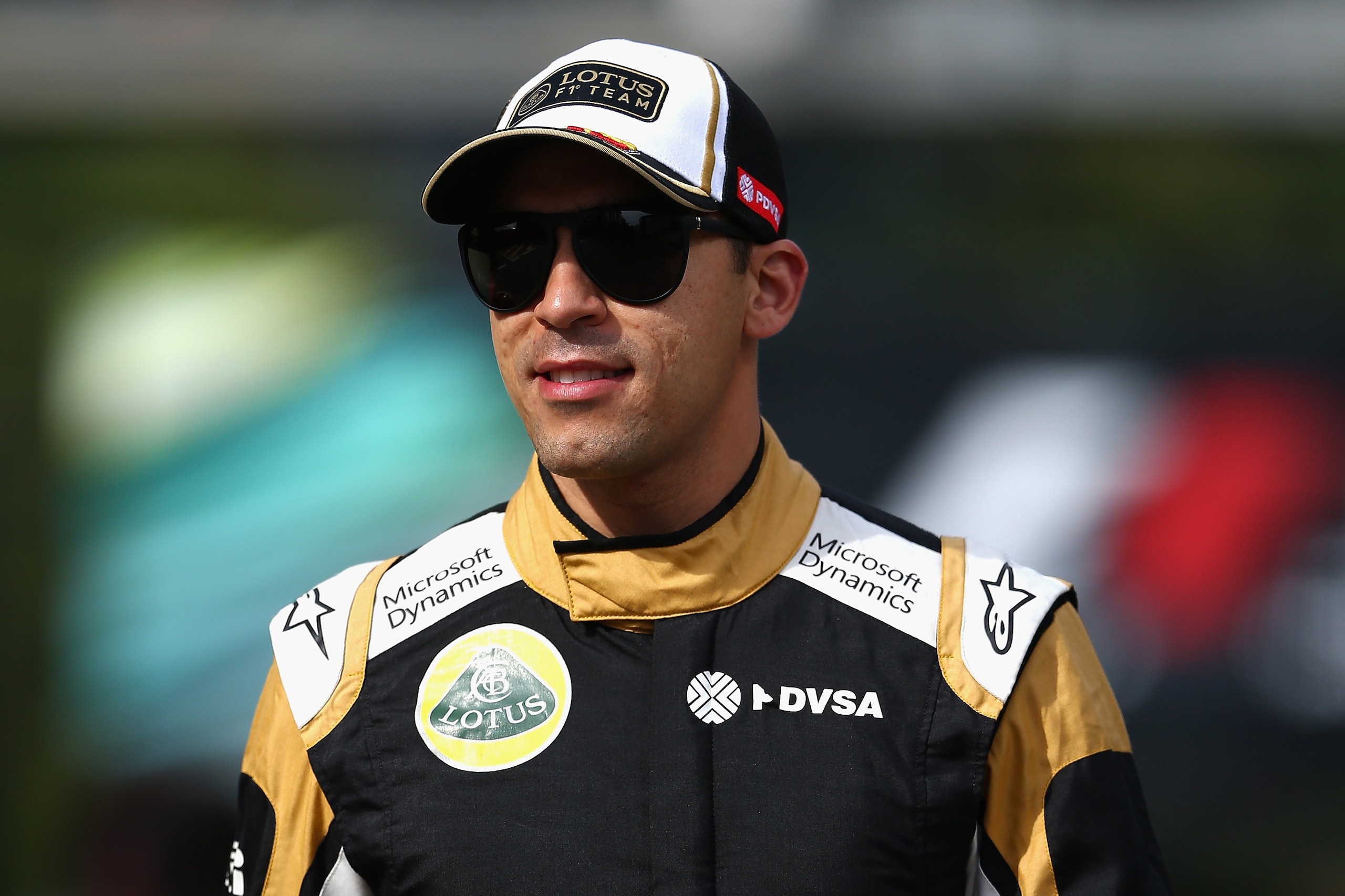MONTMELO, SPAIN - MAY 07: Pastor Maldonado of Venezuela and Lotus walks along the pit lane during previews to the Spanish Formula One Grand Prix at Circuit de Catalunya on May 7, 2015 in Montmelo, Spain. (Photo by Clive Mason/Getty Images) MONTMELO, SPAIN - MAY 07: Pastor Maldonado of Venezuela and Lotus walks along the pit lane during previews to the Spanish Formula One Grand Prix at Circuit de Catalunya on May 7, 2015 in Montmelo, Spain. (Photo by Clive Mason/Getty Images)