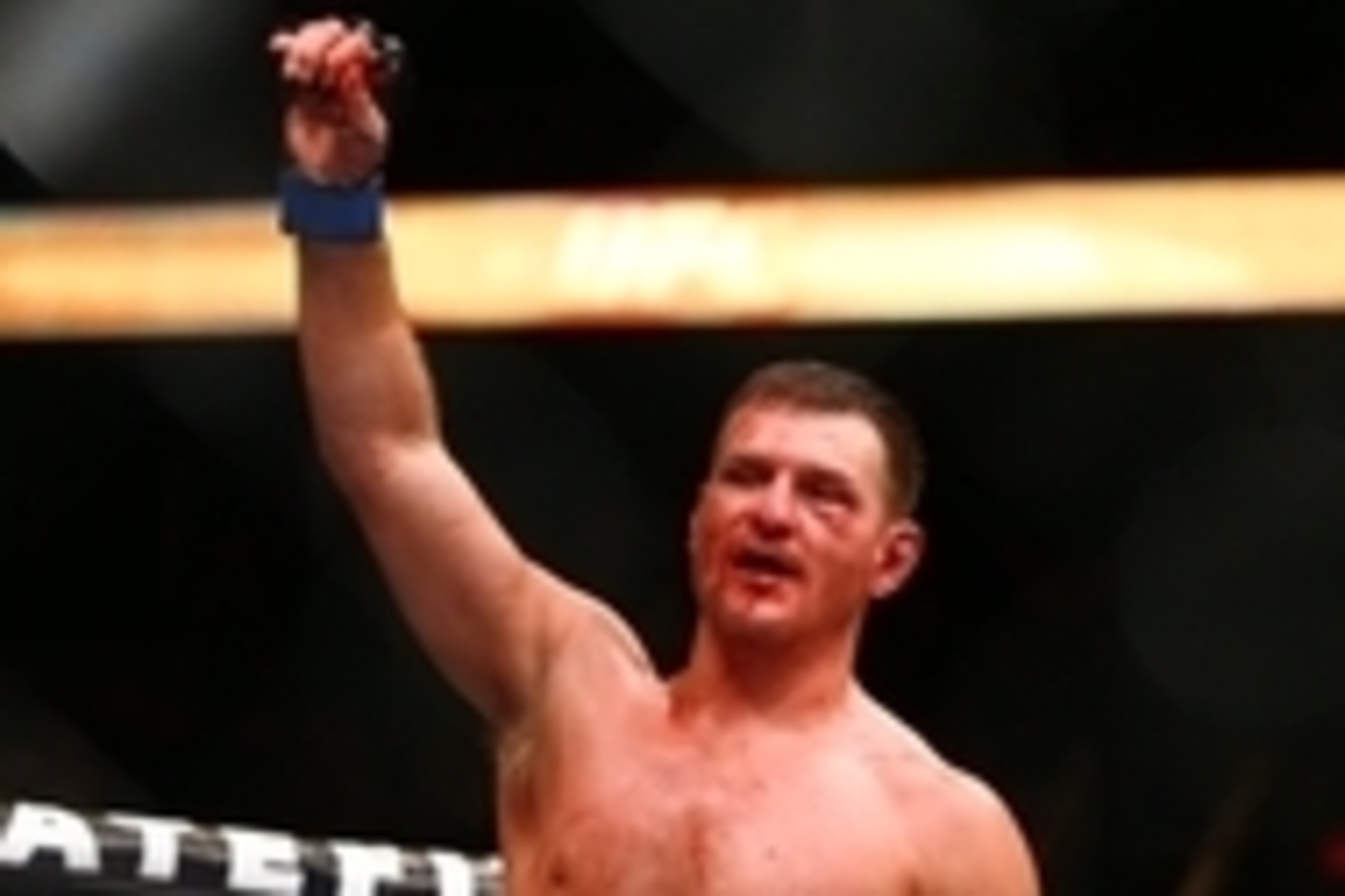 December 13, 2014; Phoenix, AZ, USA; Stipe Miocic celebrates following his fight against Junior Dos Santos (not pictured) during UFC Fight Night at US Airways Center. Mandatory Credit: Mark J. Rebilas-USA TODAY Sports