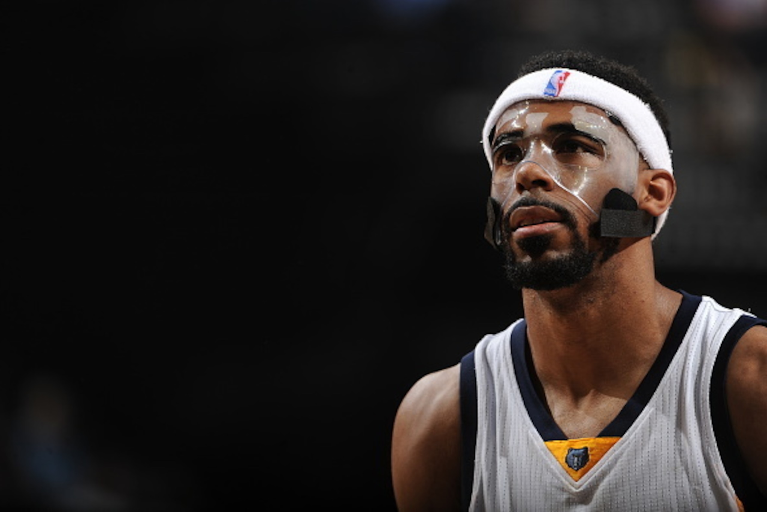 MEMPHIS, TN - MAY 9:  Mike Conley #11 of the Memphis Grizzlies during the game against the Golden State Warriors in Game Three of the Western Conference Semifinals during the 2015 NBA Playoffs on May 9, 2015 at the FedExForum in Memphis, Tennessee.  NOTE 