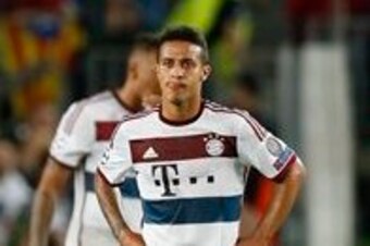 Thiago Alcantara had a quiet first leg.