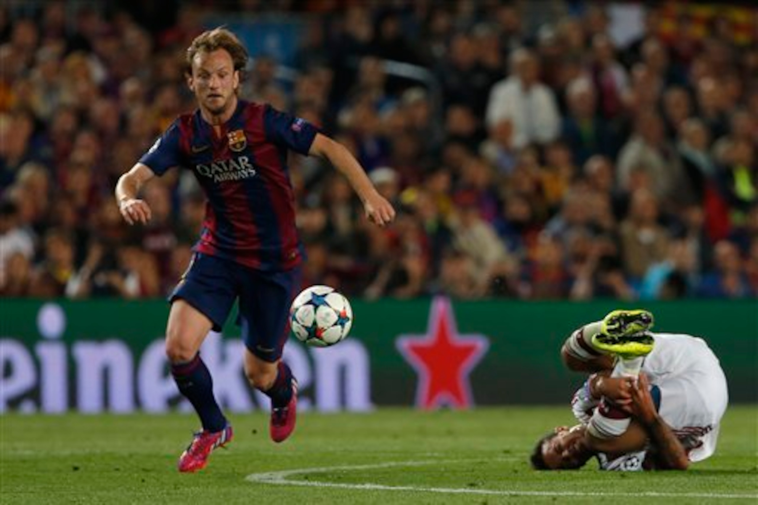 Ivan Rakitic was superb against Bayern at Camp Nou.