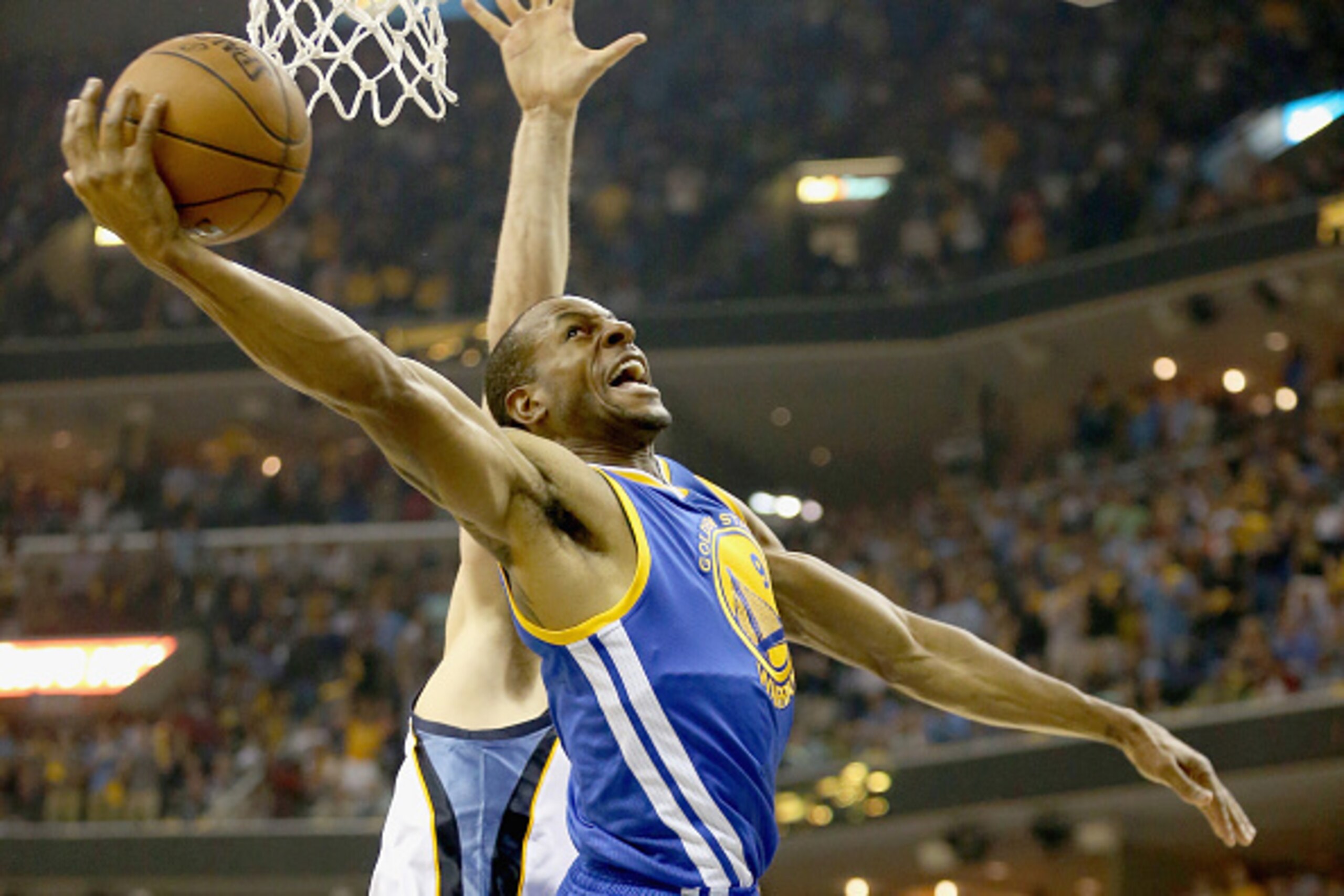 MEMPHIS, TN - MAY 09:  Andre Iguodala #9 of the Golden State Warriors shoots the ball against the Memphis Grizzlies during Game three of the Western Conference Semifinals of the 2015 NBA Playoffs at FedExForum on May 9, 2015 in Memphis, Tennessee. NOTE TO
