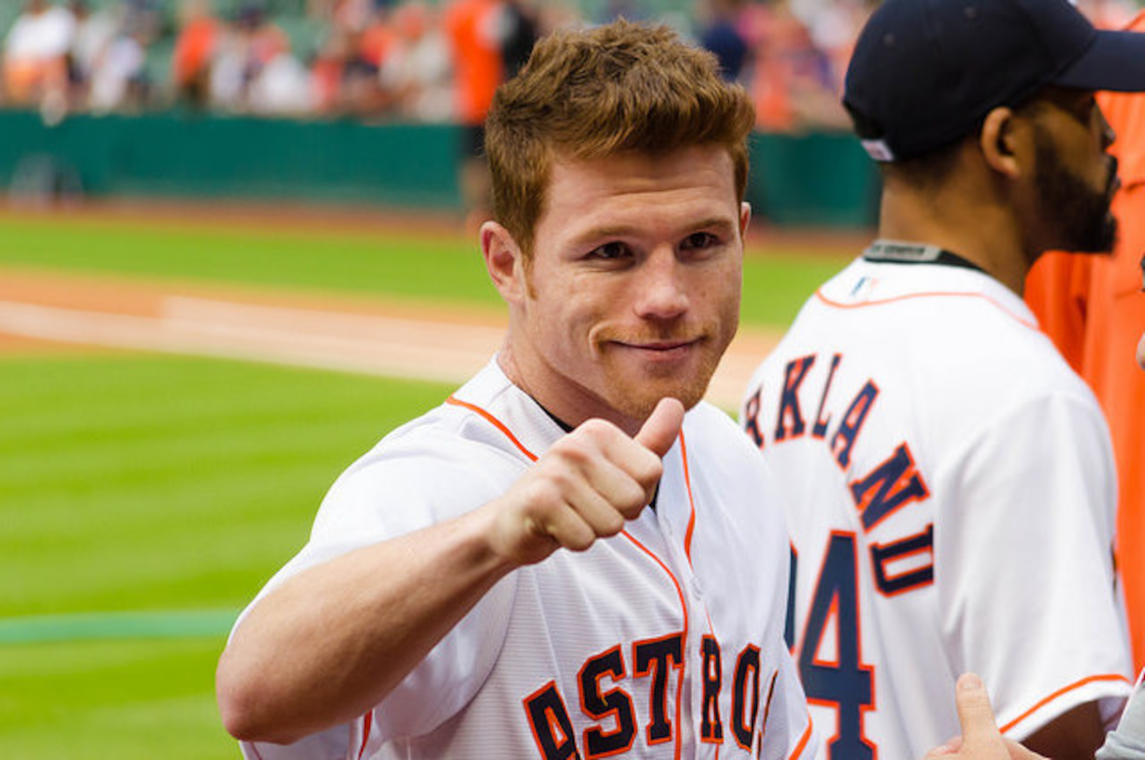 Even when fans couldn't get close to him, Canelo made efforts to connect with them.