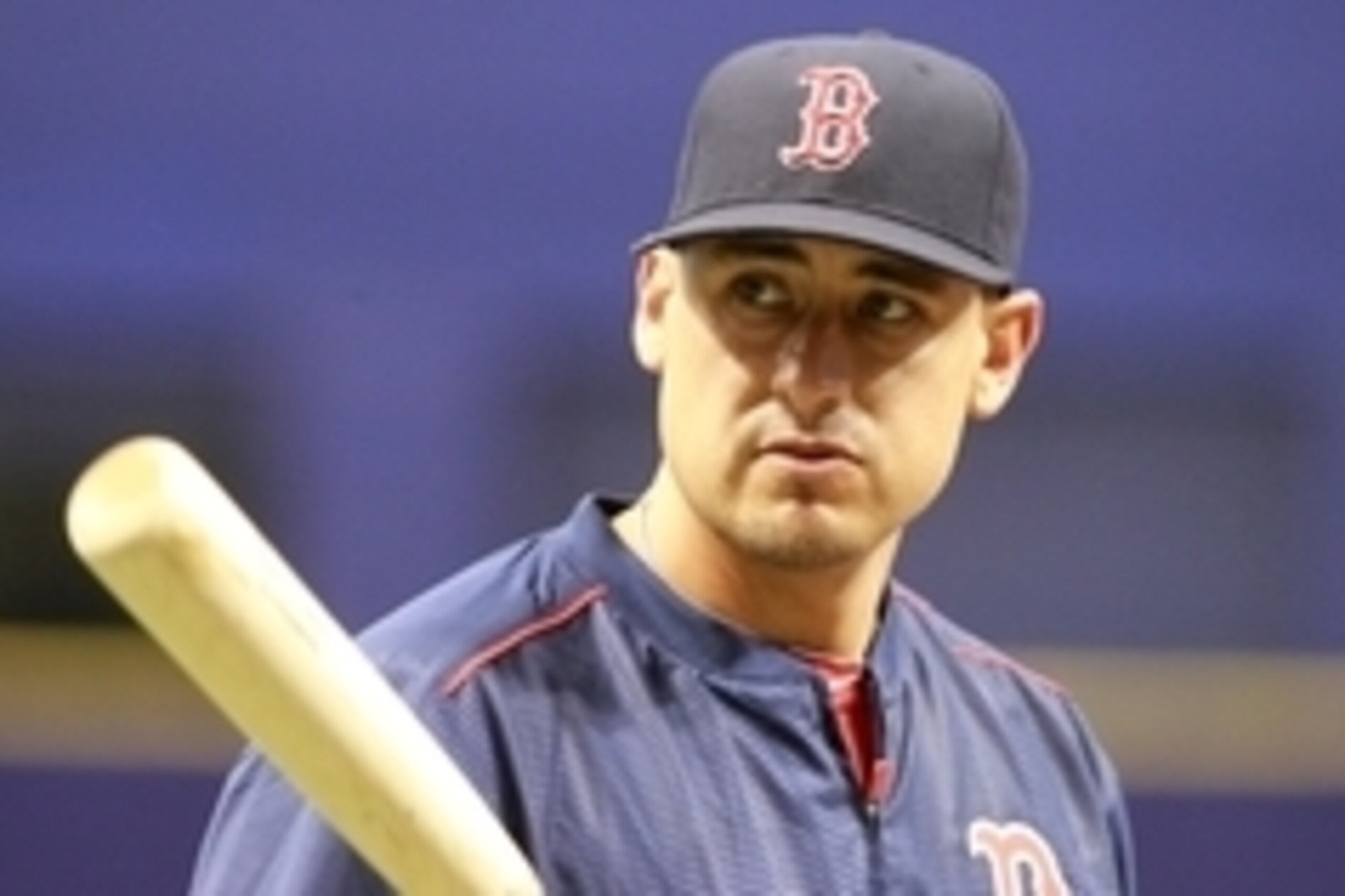 Apr 22, 2015; St. Petersburg, FL, USA; Boston Red Sox left fielder Allen Craig (5) works out prior to the game against the Tampa Bay Rays at Tropicana Field. Mandatory Credit: Kim Klement-USA TODAY Sports