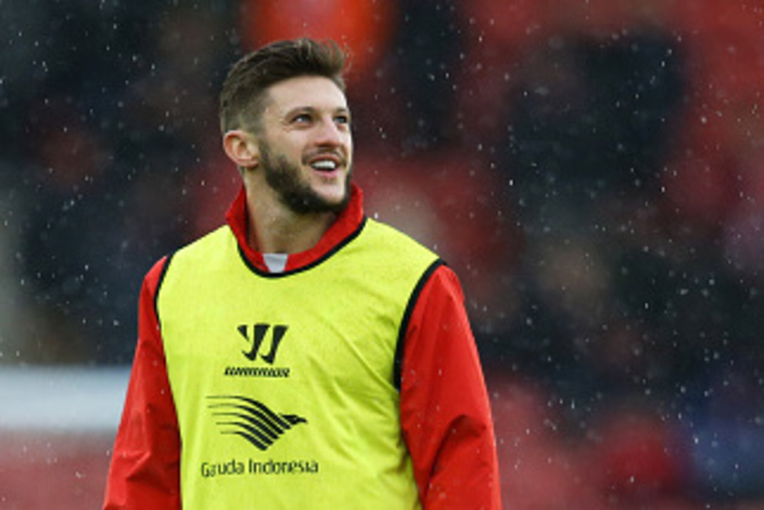 SOUTHAMPTON, ENGLAND - FEBRUARY 22: Adam Lallana of Liverpool warms up prior to kickoff during the Barclays Premier League match between Southampton and Liverpool at St Mary's Stadium on February 22, 2015 in Southampton, England. (Photo by Richard Heath SOUTHAMPTON, ENGLAND - FEBRUARY 22: Adam Lallana of Liverpool warms up prior to kickoff during the Barclays Premier League match between Southampton and Liverpool at St Mary's Stadium on February 22, 2015 in Southampton, England. (Photo by Richard Heath