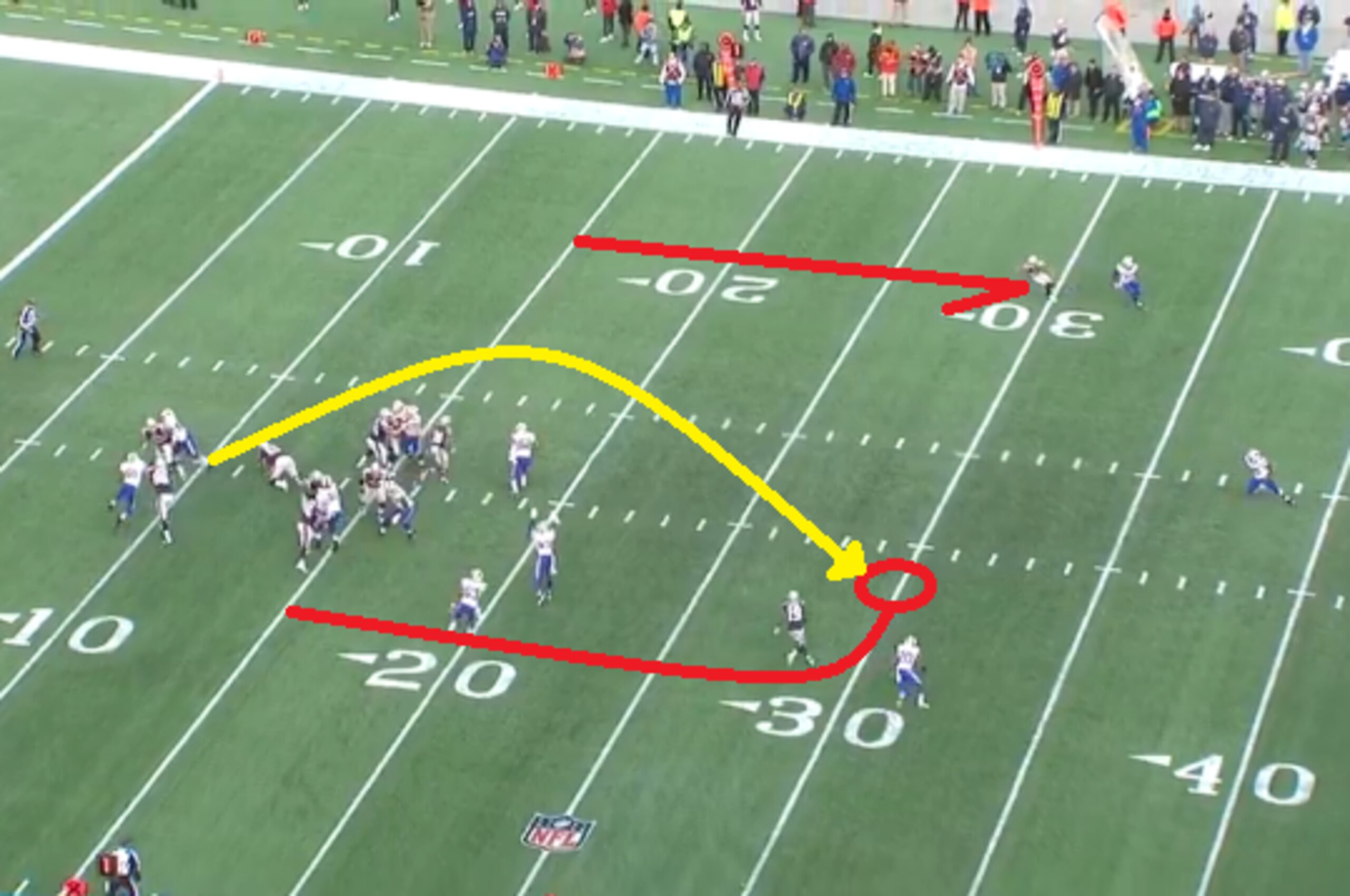 Jimmy Garoppolo completion to Brandon LaFell