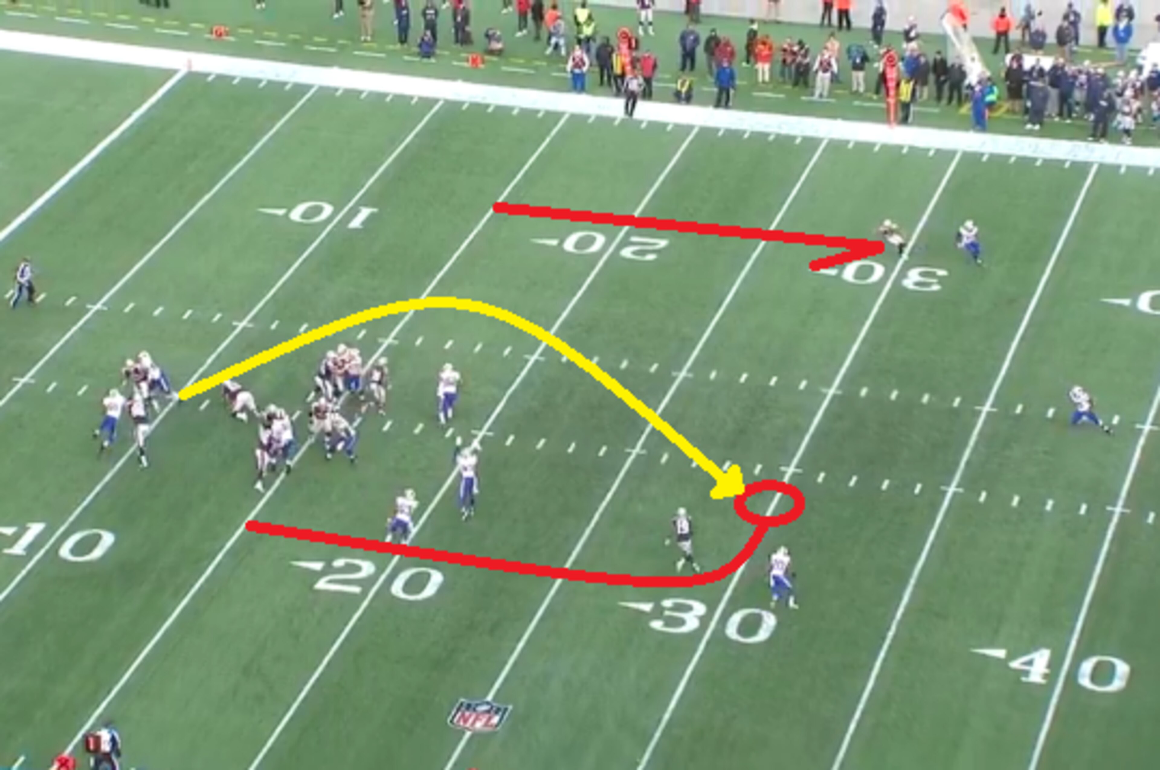 Jimmy Garoppolo completion to Brandon LaFell