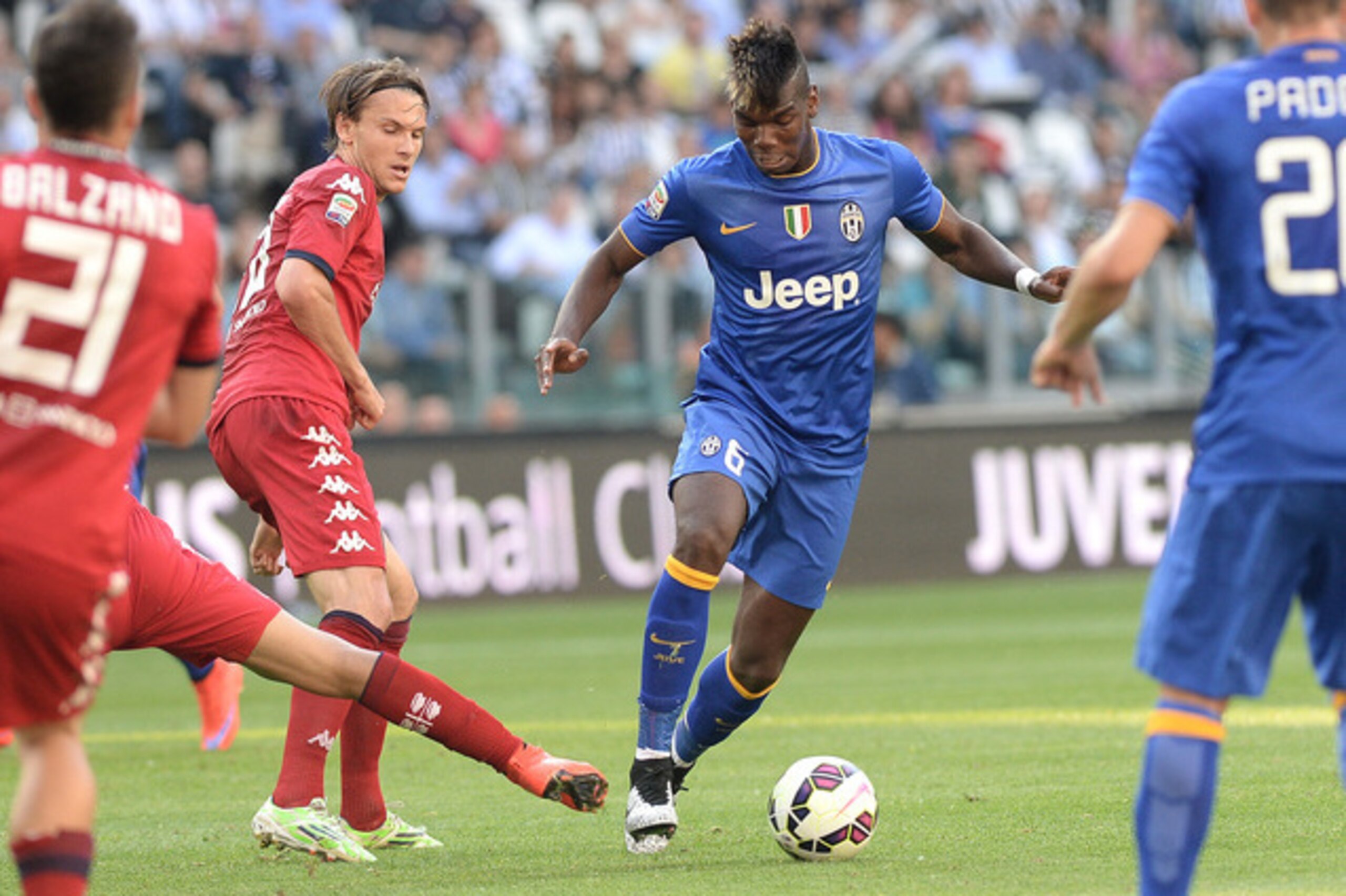 Paul Pogba scored this weekend against Cagliari in his return from a hamstring injury.