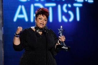 Janarius Robinson and his group opened for Tamela Mann, an award-winning gospel artist, last summer.