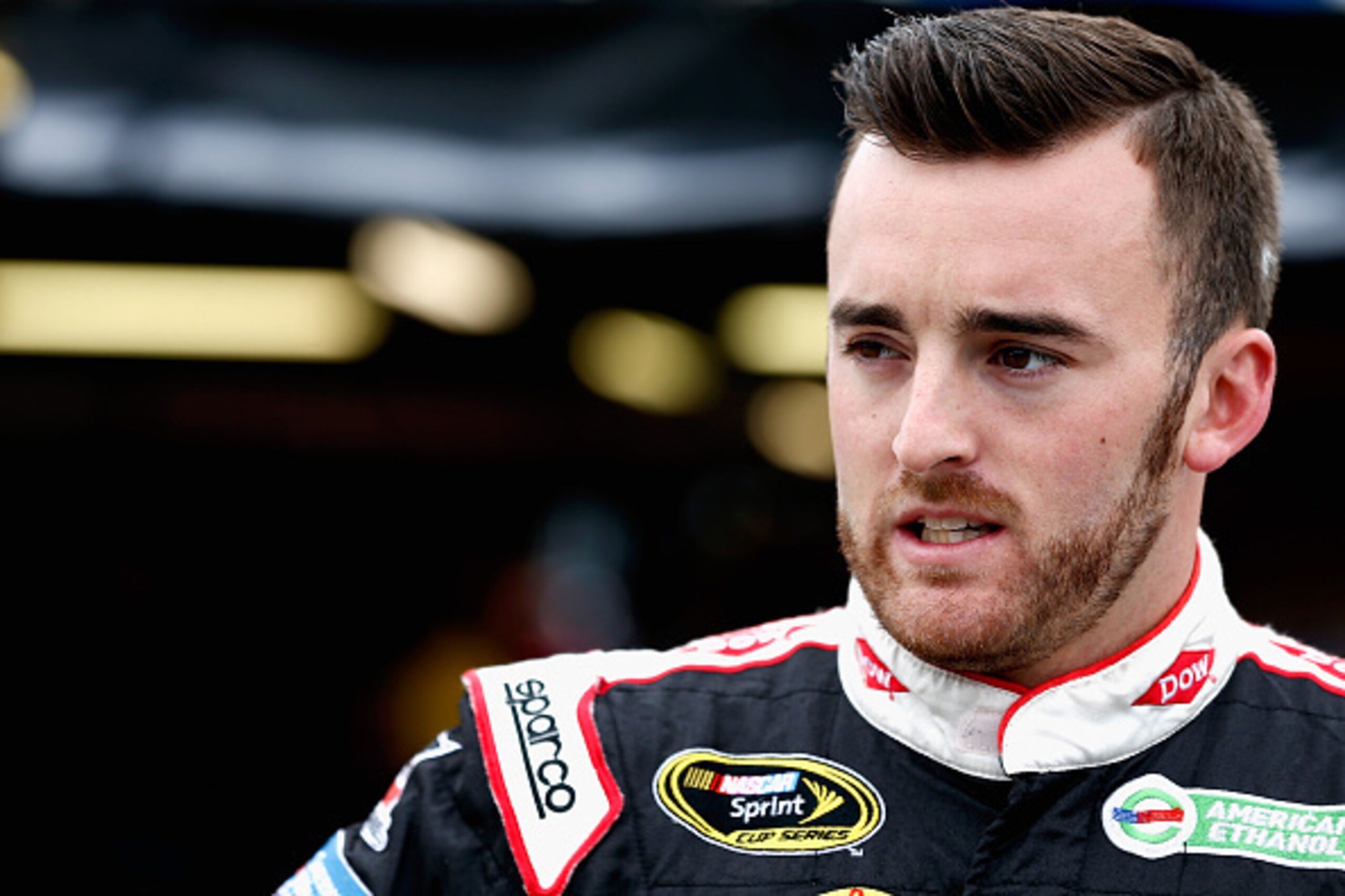 KANSAS CITY, KS - MAY 08: Austin Dillon, driver of the #3 Dow Chevrolet, looks on prior to practice for the NASCAR Sprint Cup Series SpongeBob SquarePants 400 at Kansas Speedway on May 8, 2015 in Kansas City, Kansas. (Photo by Jeff Zelevansky/Getty Imag KANSAS CITY, KS - MAY 08: Austin Dillon, driver of the #3 Dow Chevrolet, looks on prior to practice for the NASCAR Sprint Cup Series SpongeBob SquarePants 400 at Kansas Speedway on May 8, 2015 in Kansas City, Kansas. (Photo by Jeff Zelevansky/Getty Imag