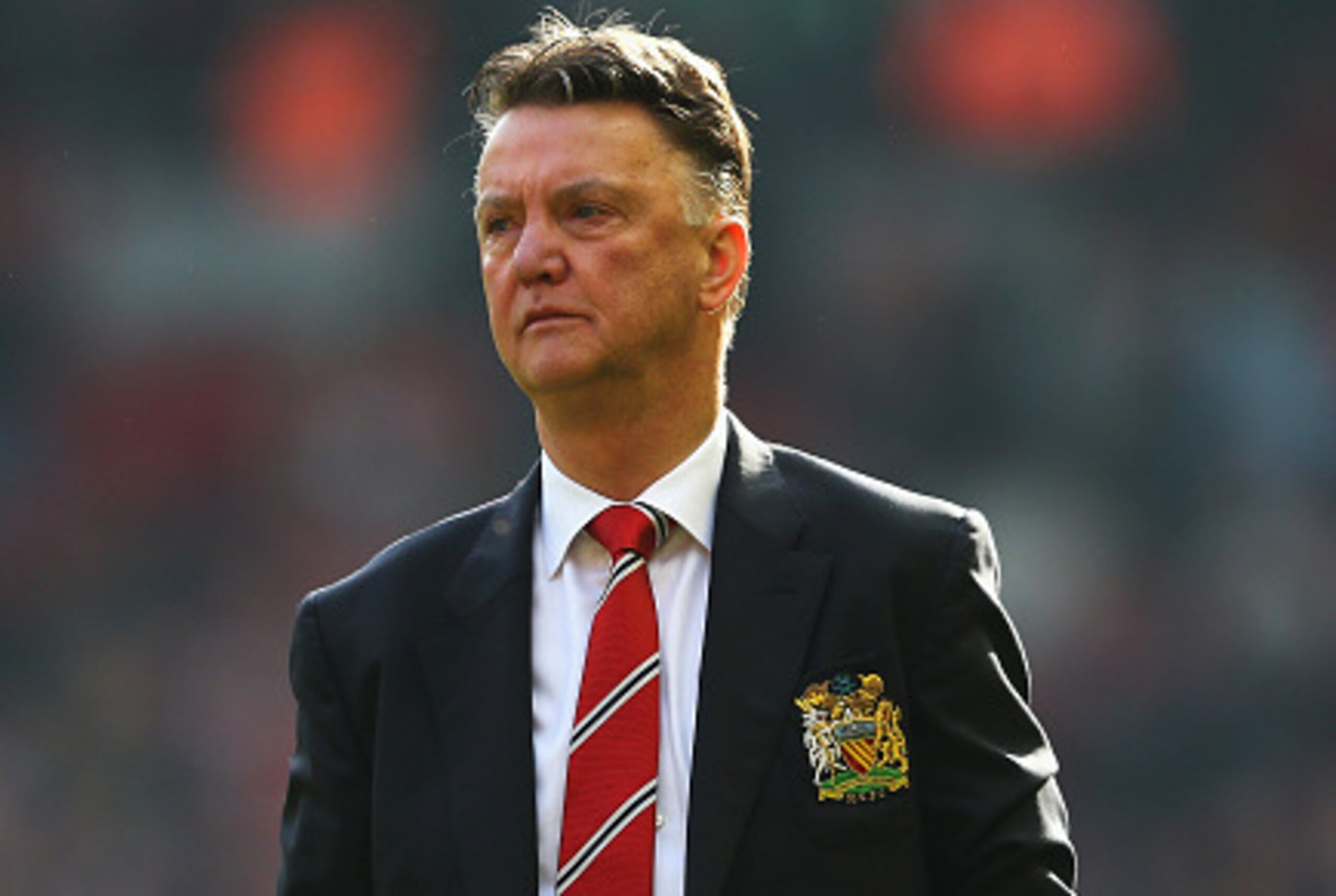 LIVERPOOL, ENGLAND - MARCH 22: Louis van Gaal, manager of Manchester United looks on after the Barclays Premier League match between Liverpool and Manchester United at Anfield on March 22, 2015 in Liverpool, England. (Photo by Alex Livesey/Getty Images) LIVERPOOL, ENGLAND - MARCH 22: Louis van Gaal, manager of Manchester United looks on after the Barclays Premier League match between Liverpool and Manchester United at Anfield on March 22, 2015 in Liverpool, England. (Photo by Alex Livesey/Getty Images)