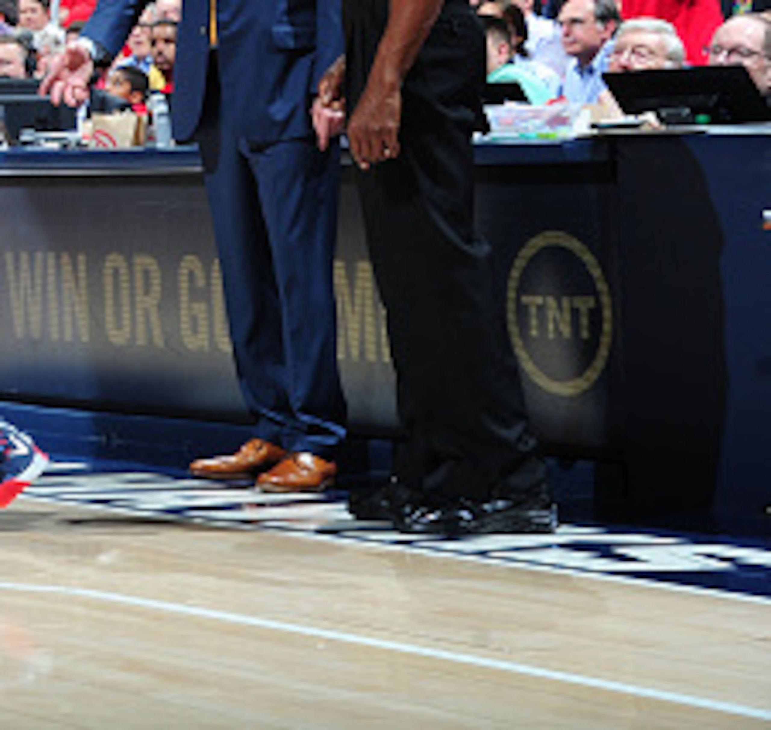 ATLANTA, GA - MAY 13:  Bradley Beal #3 of the Washington Wizards drives to the basket against the Atlanta Hawks in Game Five of the Eastern Conference Semifinals during the 2015 NBA Playoffs on May 13, 2015 at the Philips Arena in Atlanta, Georgia.  NOTE 