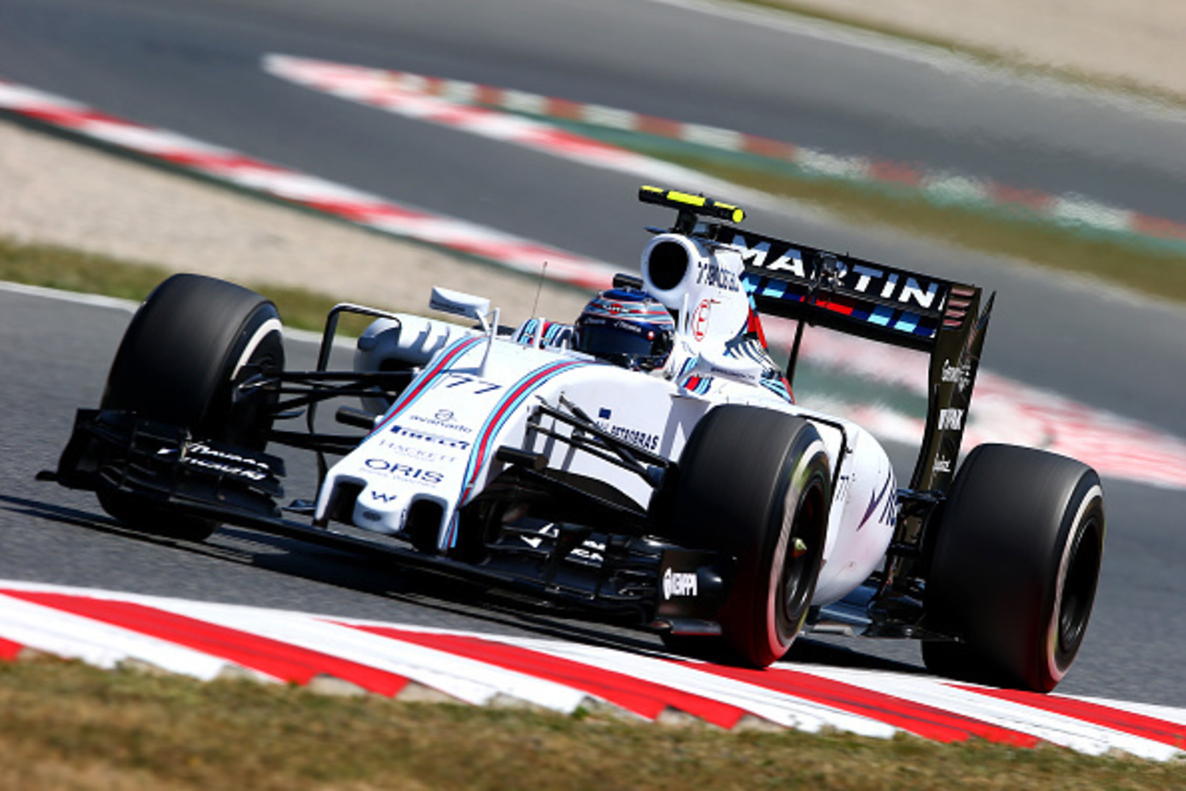 MONTMELO, SPAIN - MAY 08: Valtteri Bottas of Finland and Williams drives during practice for the Spanish Formula One Grand Prix at Circuit de Catalunya on May 8, 2015 in Montmelo, Spain. (Photo by Mark Thompson/Getty Images) MONTMELO, SPAIN - MAY 08: Valtteri Bottas of Finland and Williams drives during practice for the Spanish Formula One Grand Prix at Circuit de Catalunya on May 8, 2015 in Montmelo, Spain. (Photo by Mark Thompson/Getty Images)